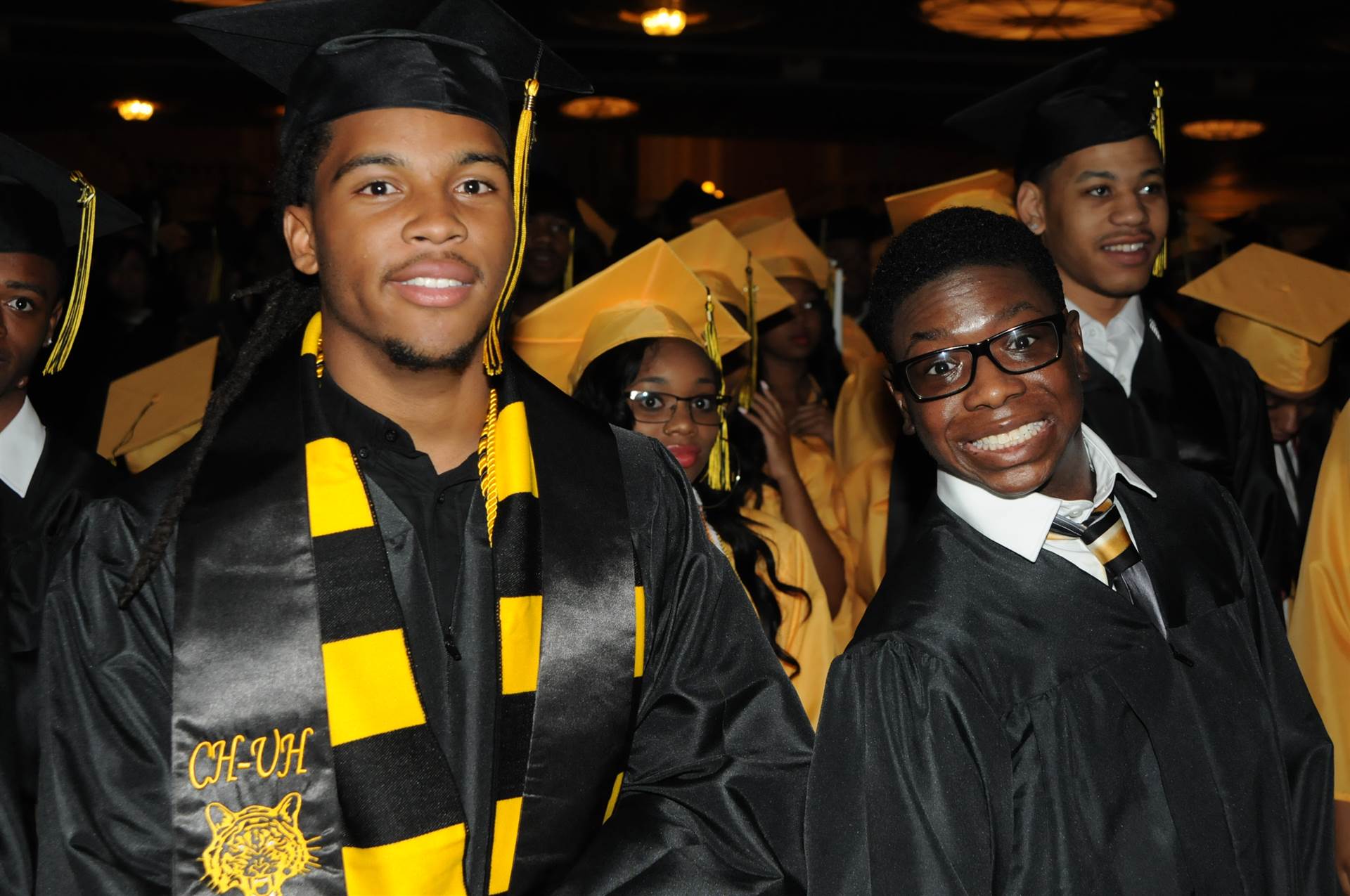 Graduates at the 2017 Heights High commencement