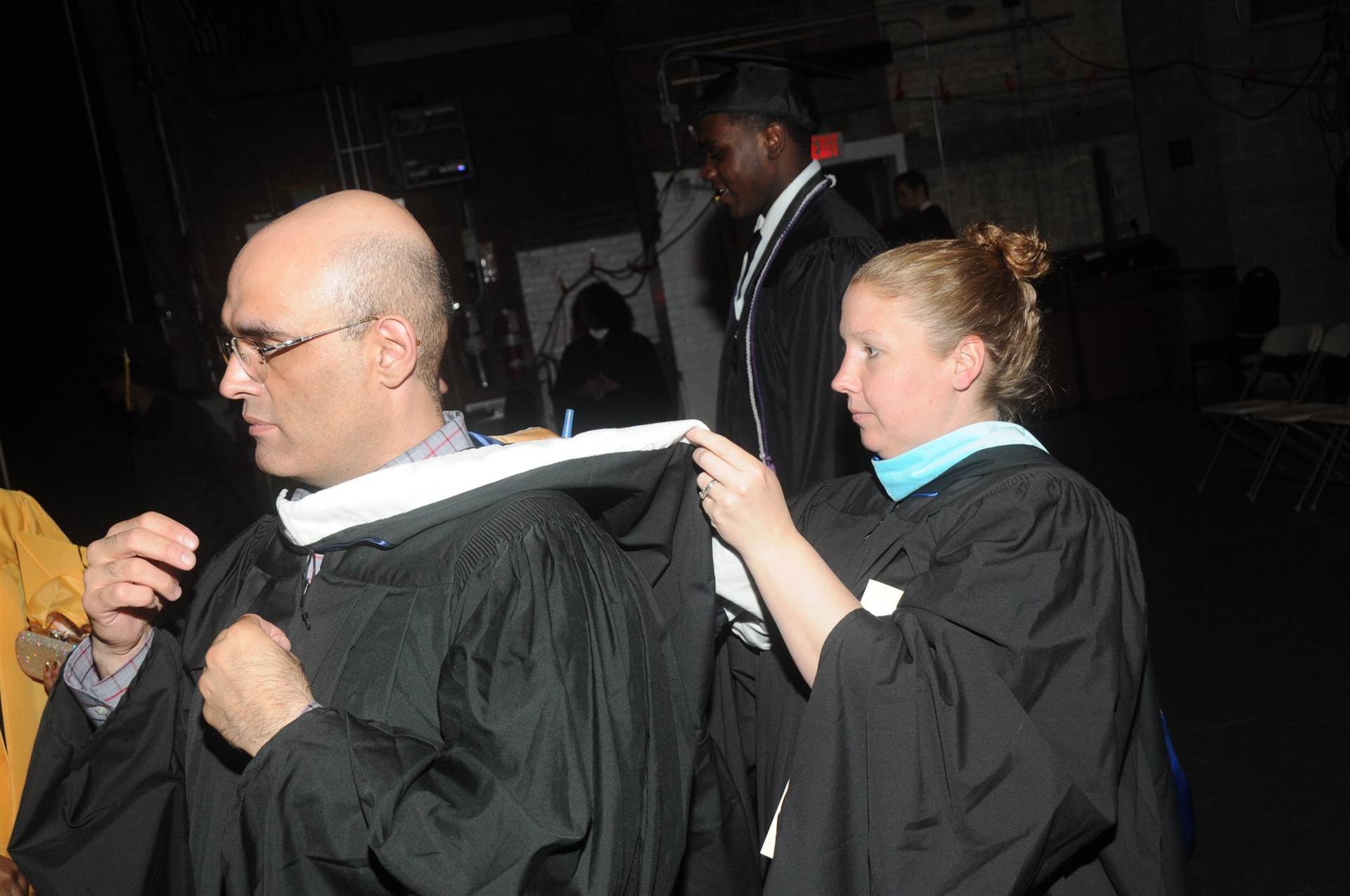 Graduates at the 2017 Heights High commencement