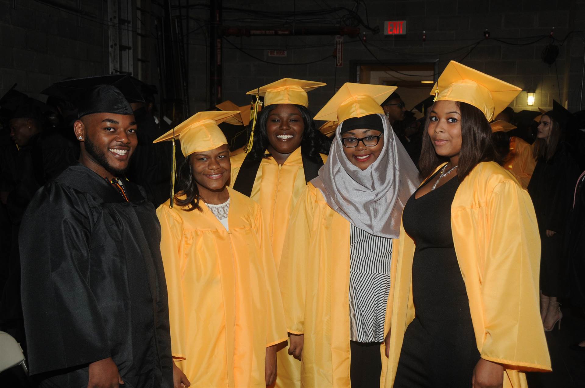 Graduates at the 2017 Heights High commencement