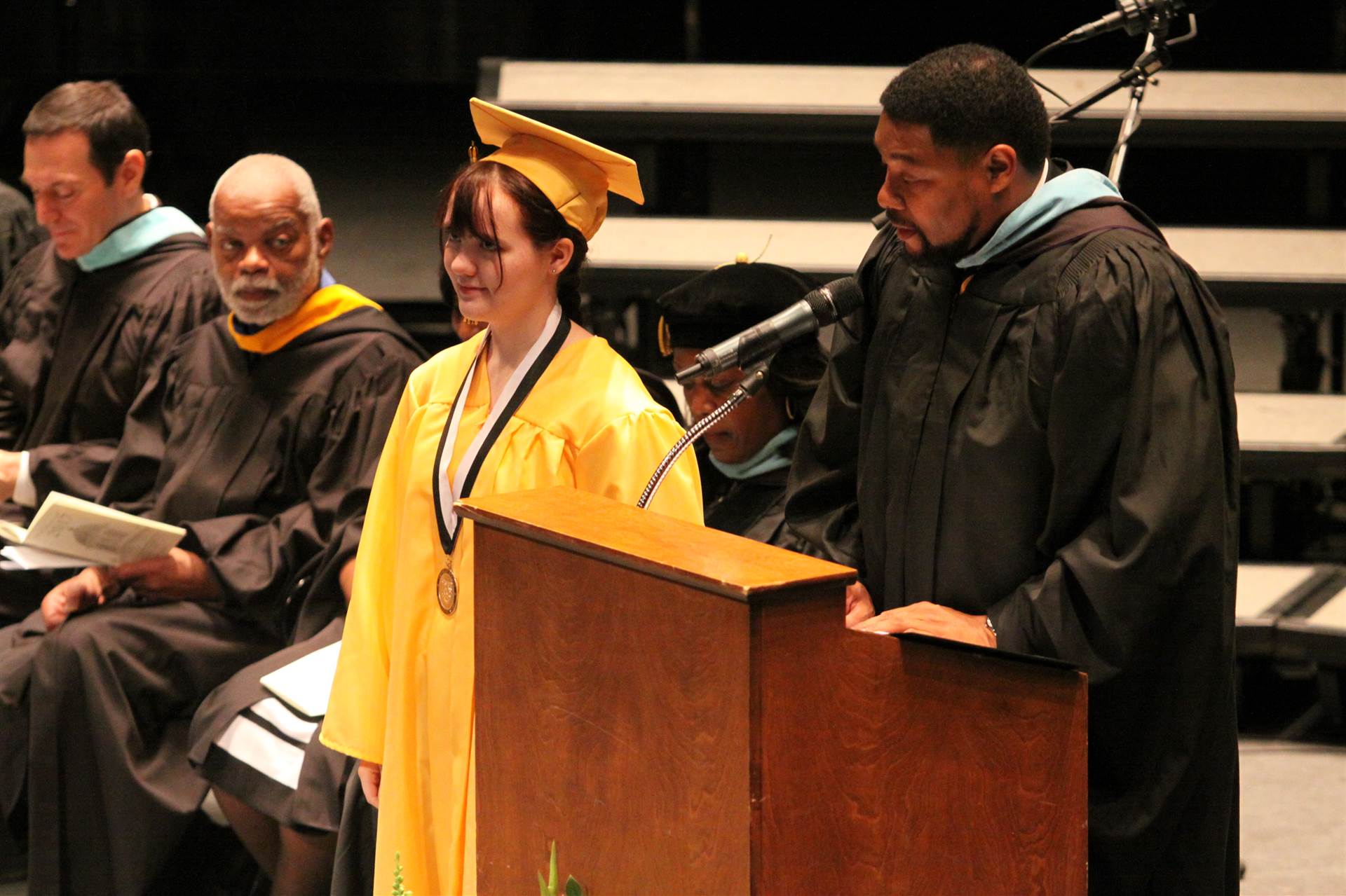 Graduates at the 2017 Heights High commencement