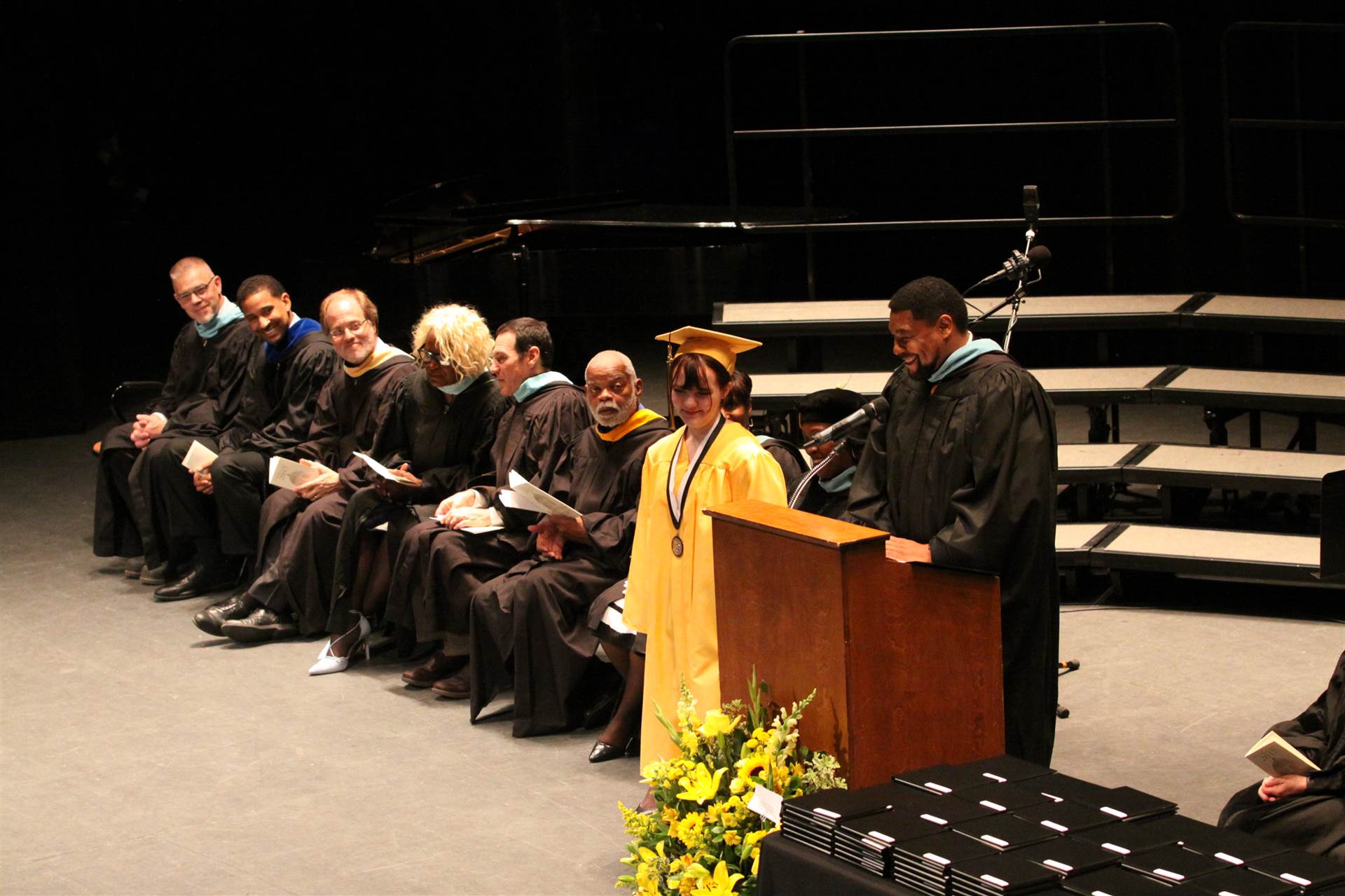 Graduates at the 2017 Heights High commencement