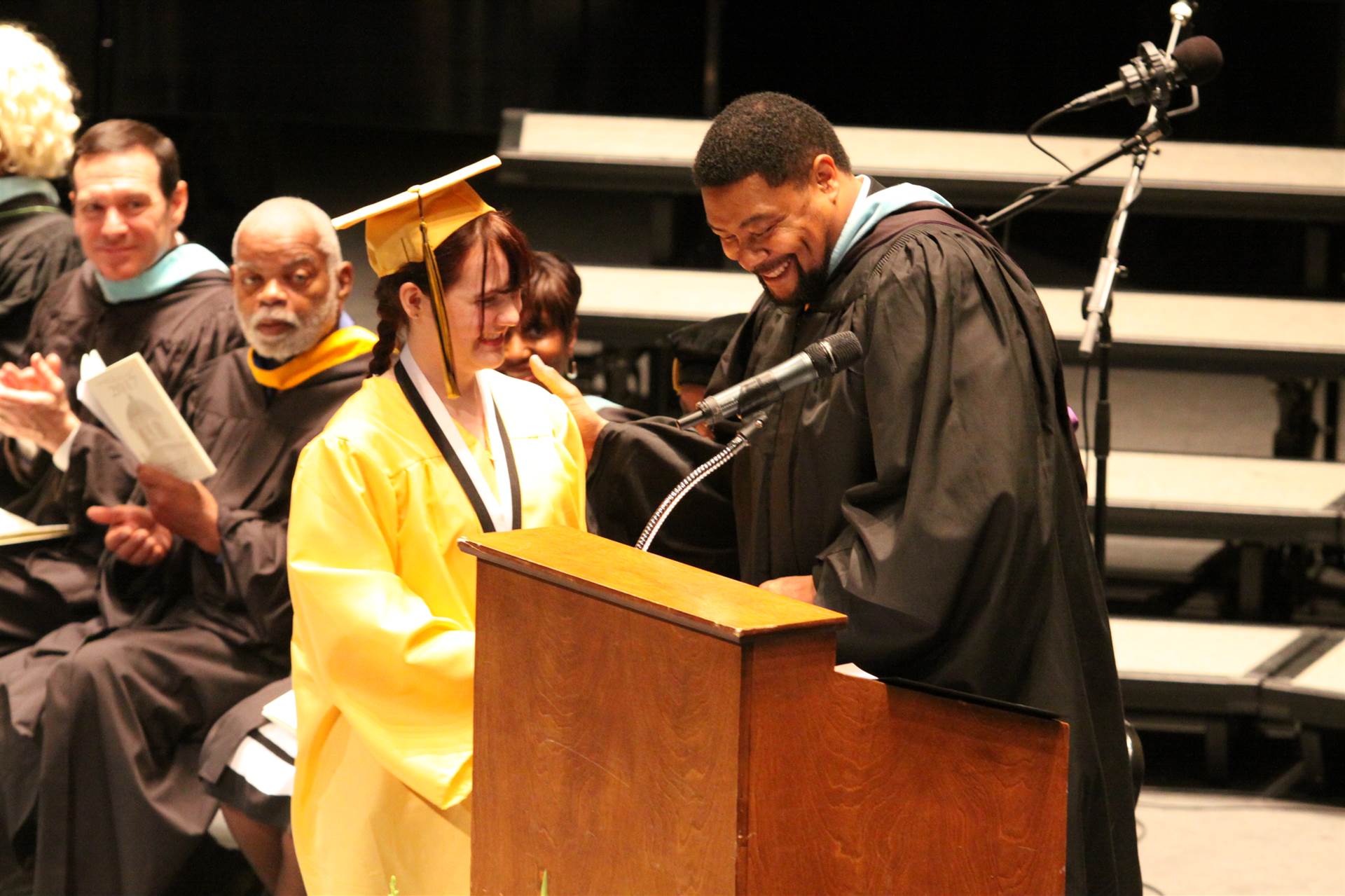 Graduates at the 2017 Heights High commencement