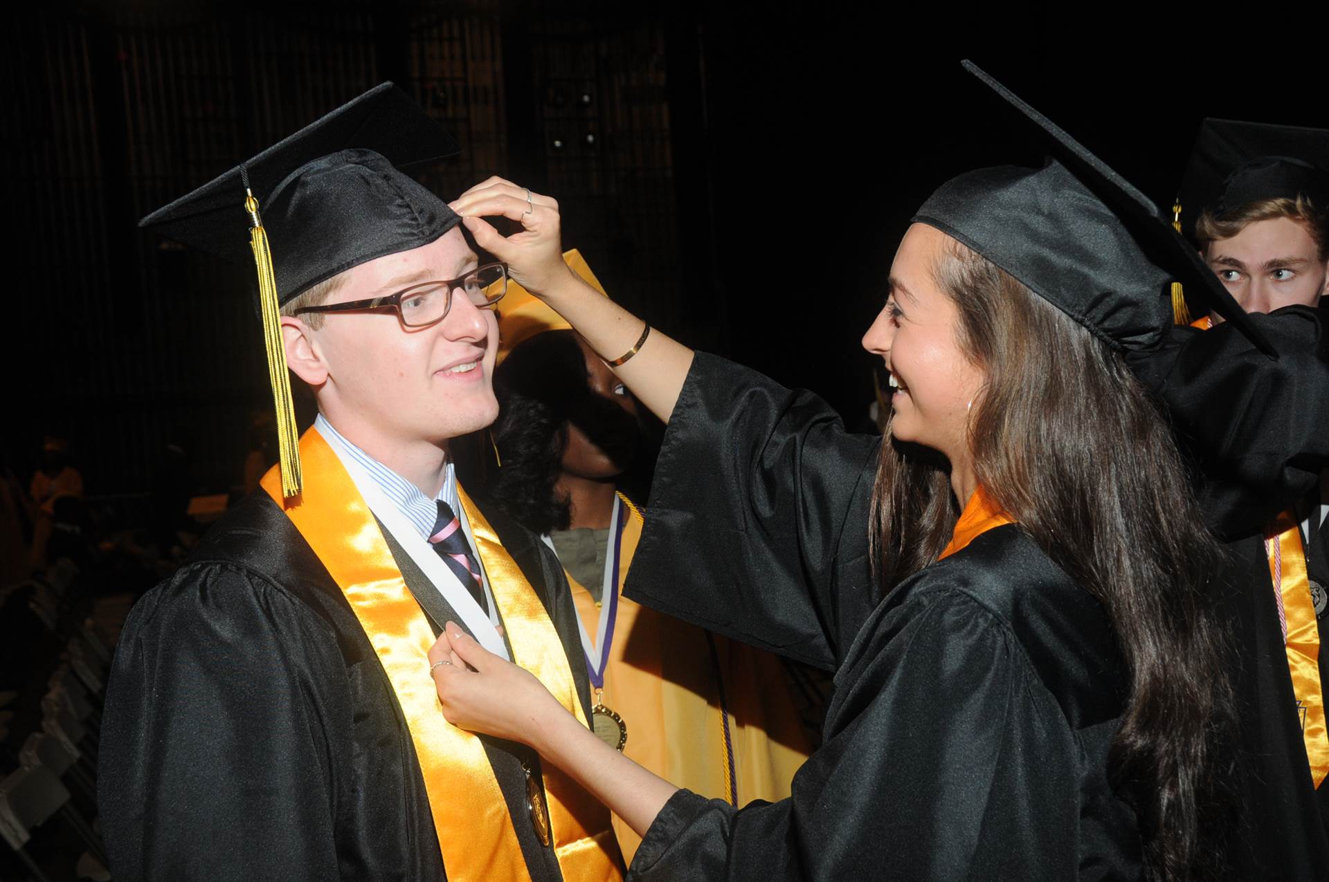 Graduates at the 2017 Heights High commencement