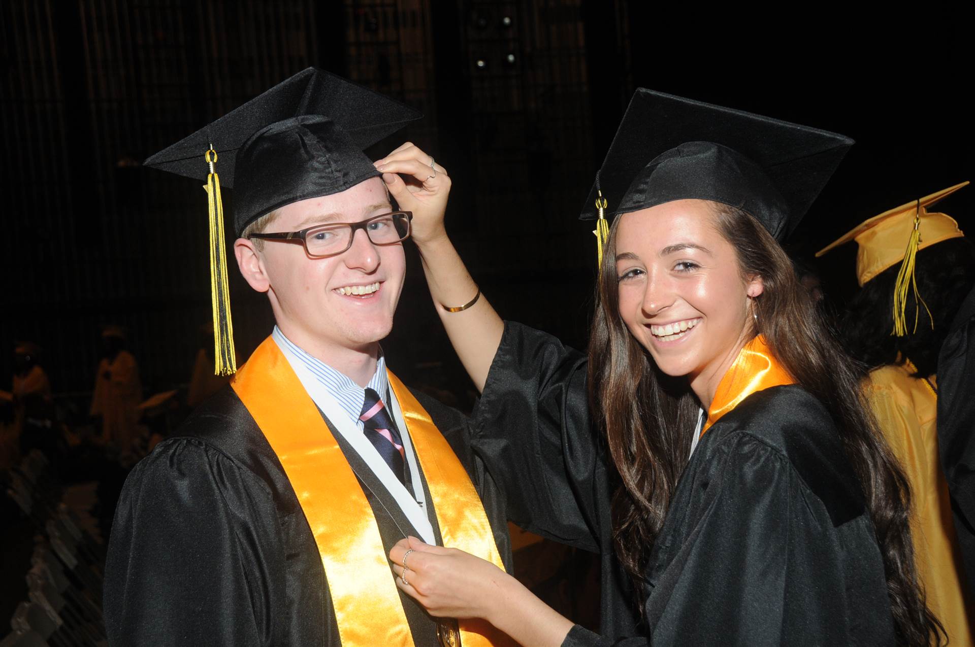 Graduates at the 2017 Heights High commencement