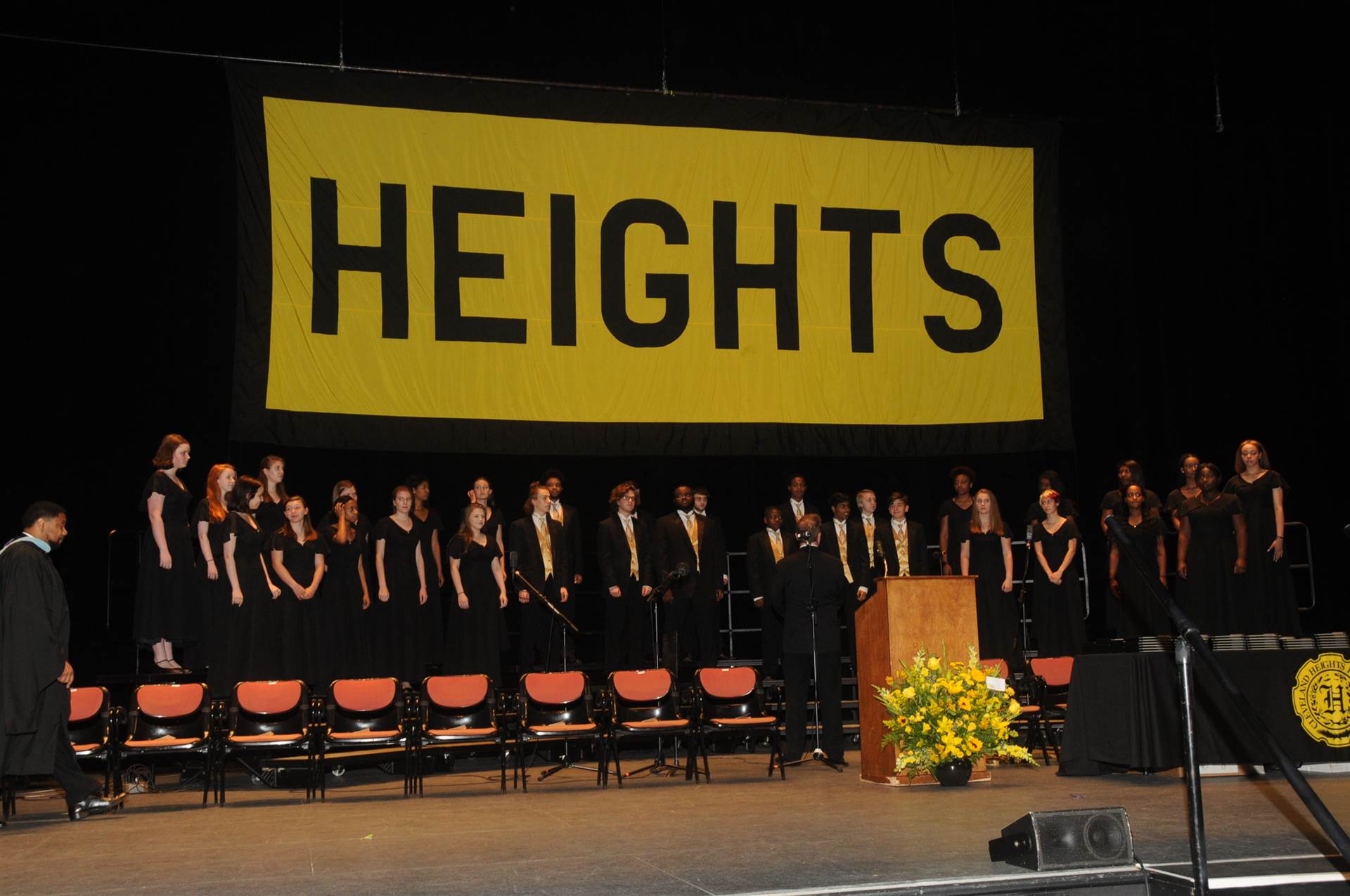 Graduates at the 2017 Heights High commencement