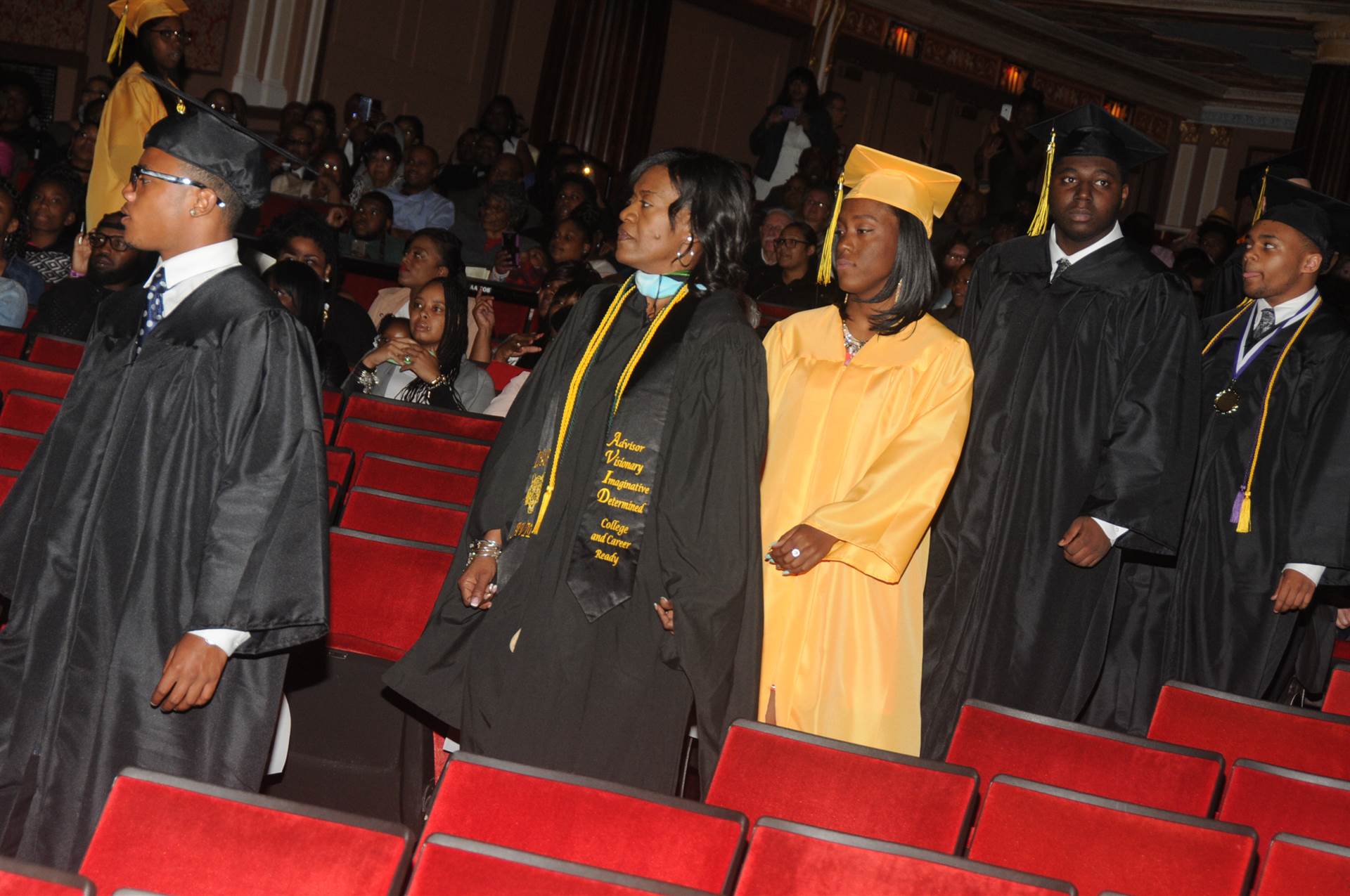 Graduates at the 2017 Heights High commencement