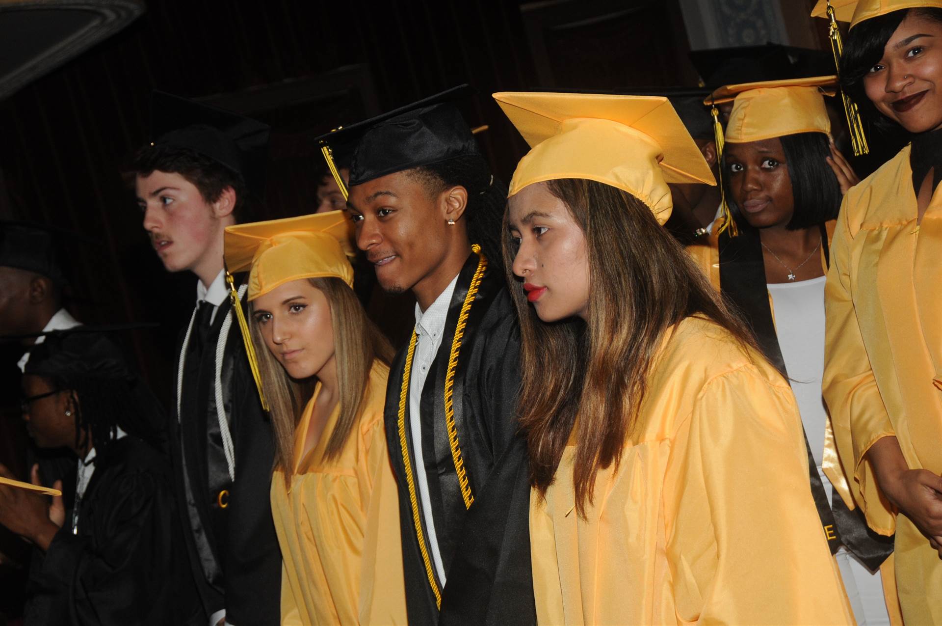 Graduates at the 2017 Heights High commencement