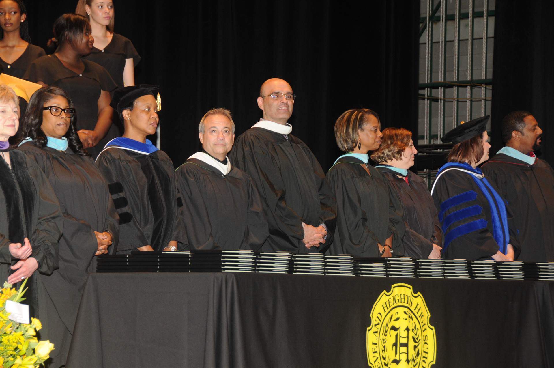 Graduates at the 2017 Heights High commencement