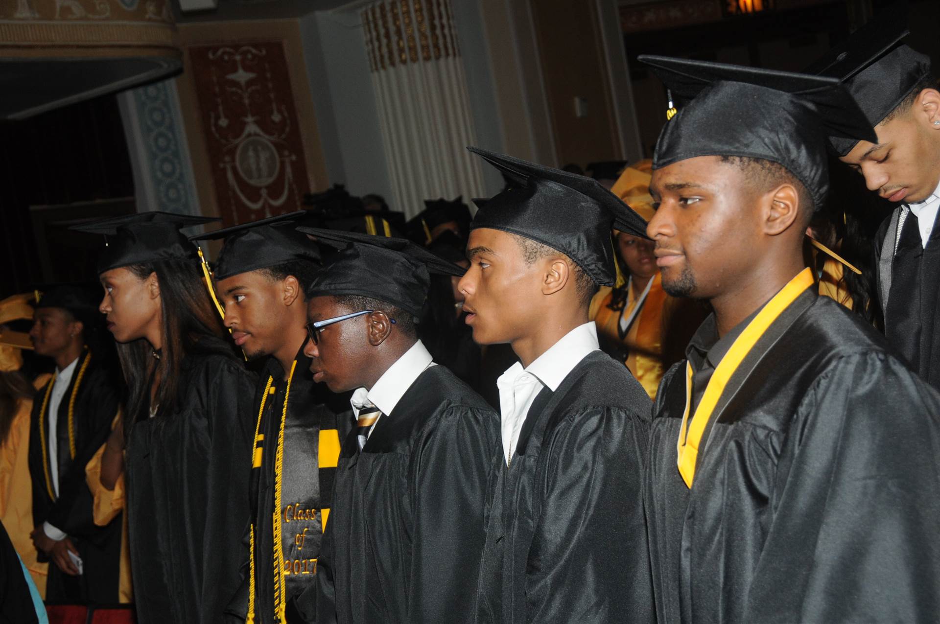 Graduates at the 2017 Heights High commencement