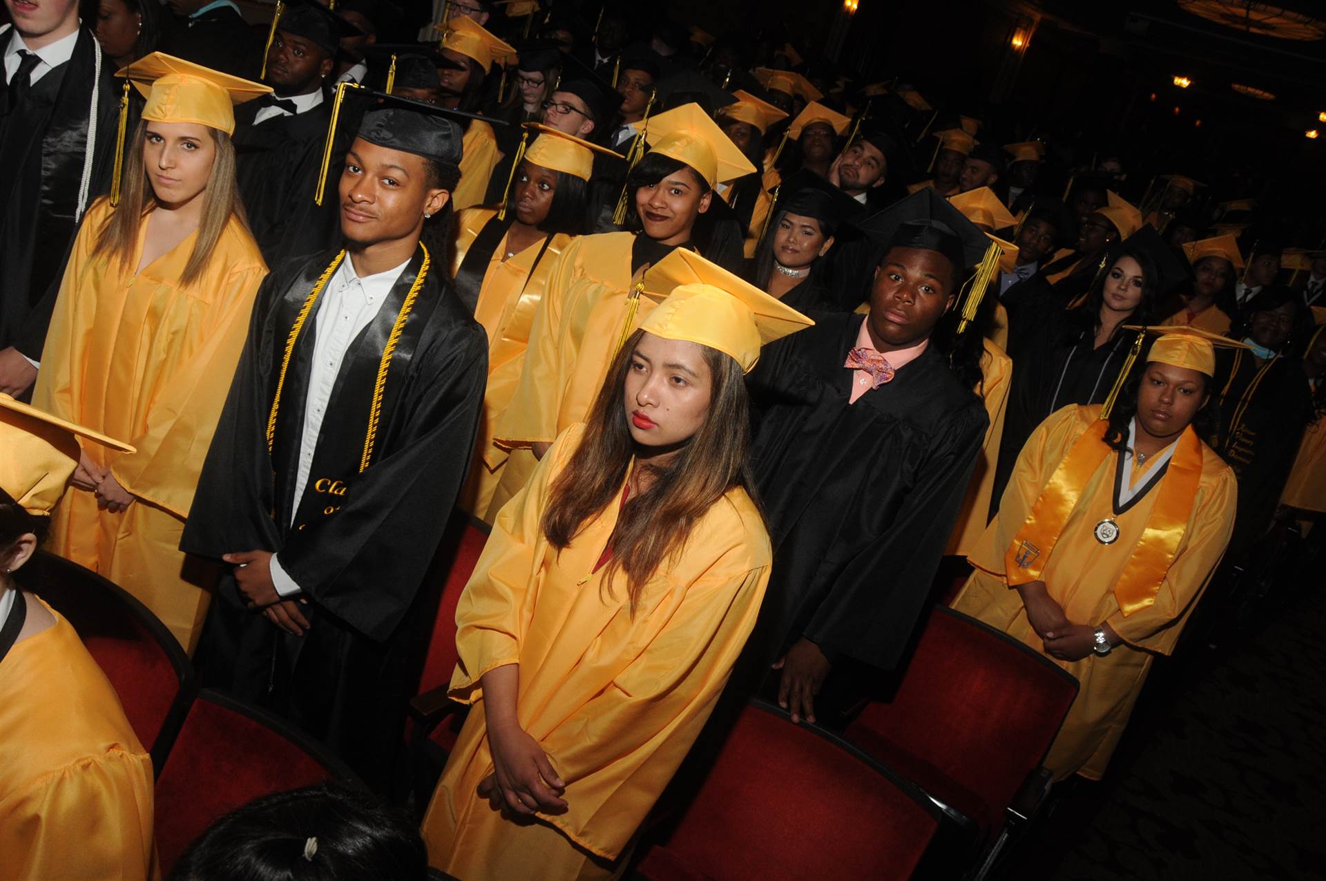 Graduates at the 2017 Heights High commencement