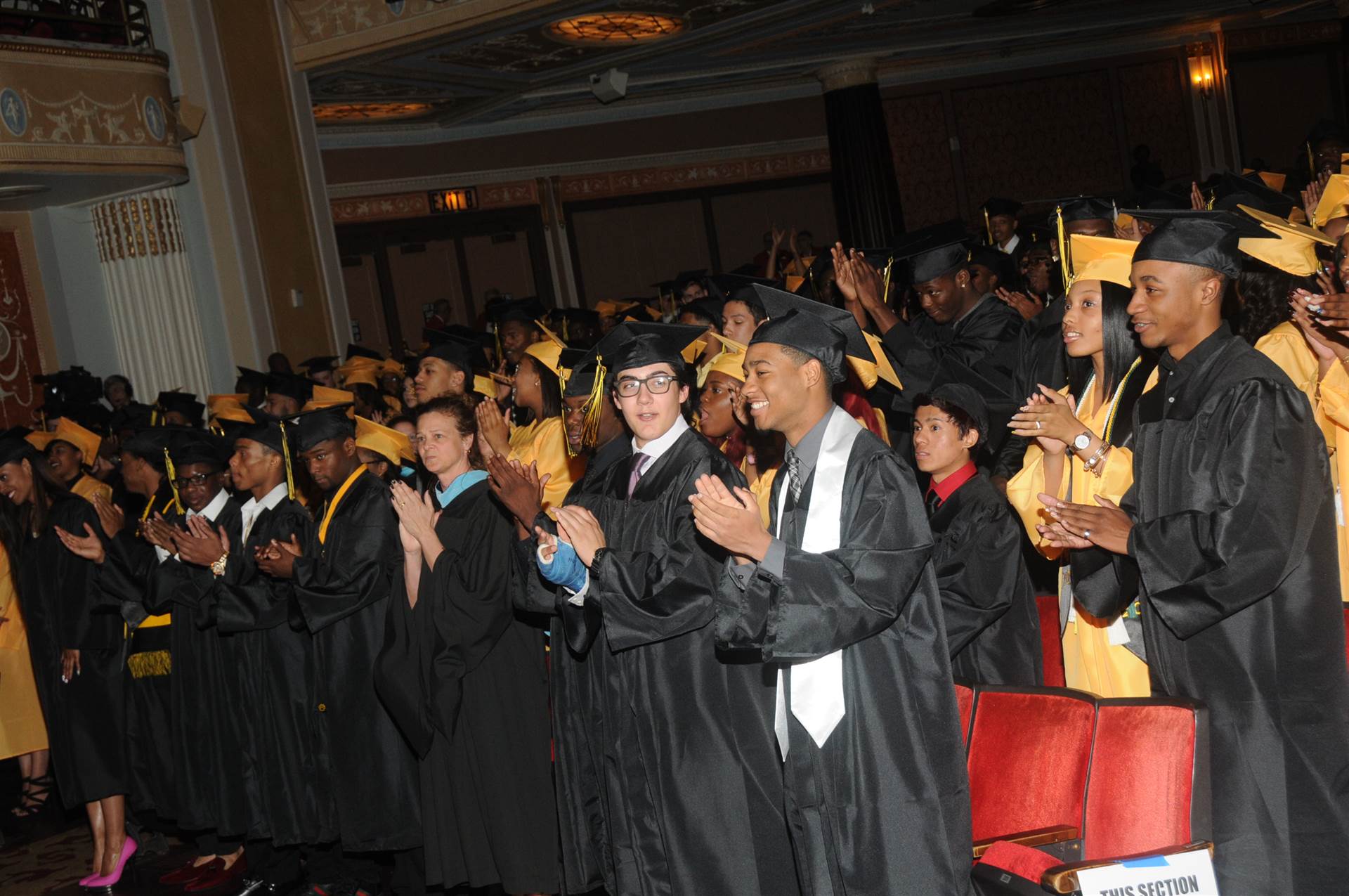 Graduates at the 2017 Heights High commencement