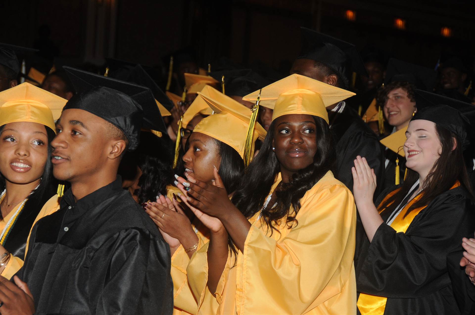 Graduates at the 2017 Heights High commencement