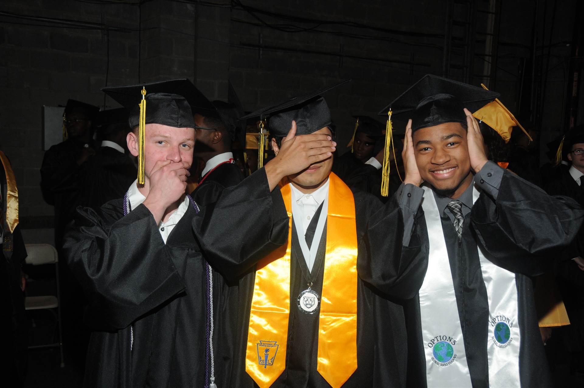 Graduates at the 2017 Heights High commencement