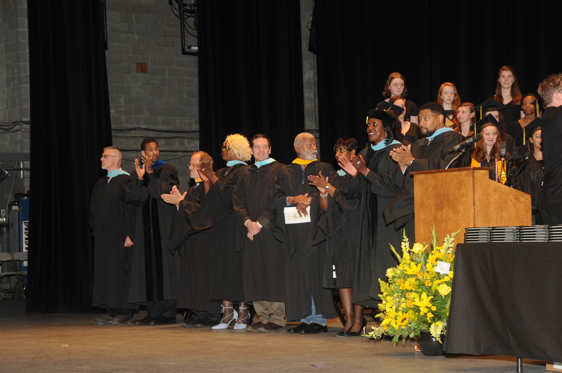 Graduates at the 2017 Heights High commencement