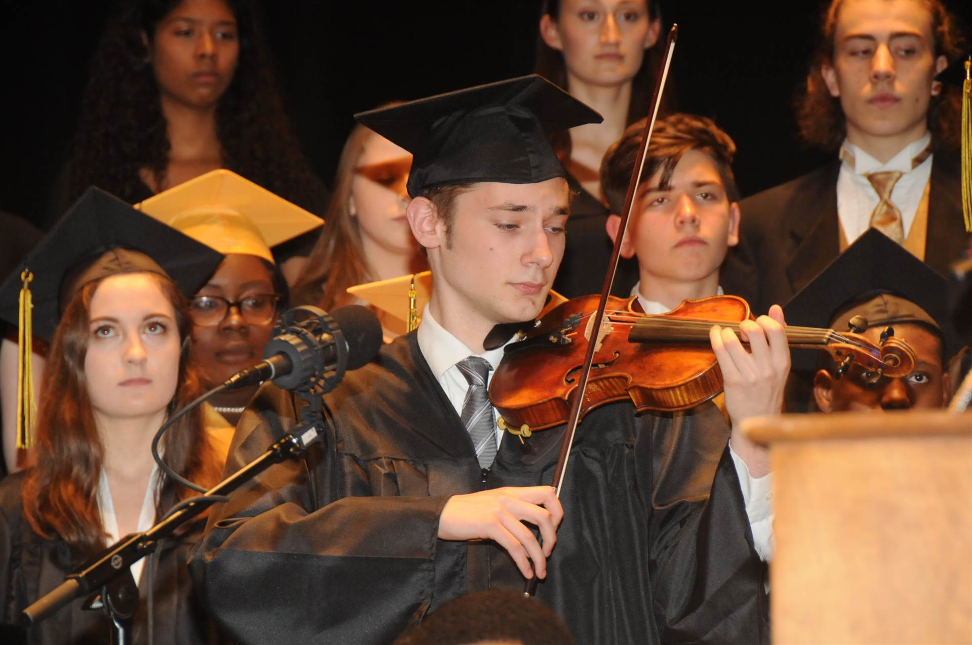 Graduates at the 2017 Heights High commencement