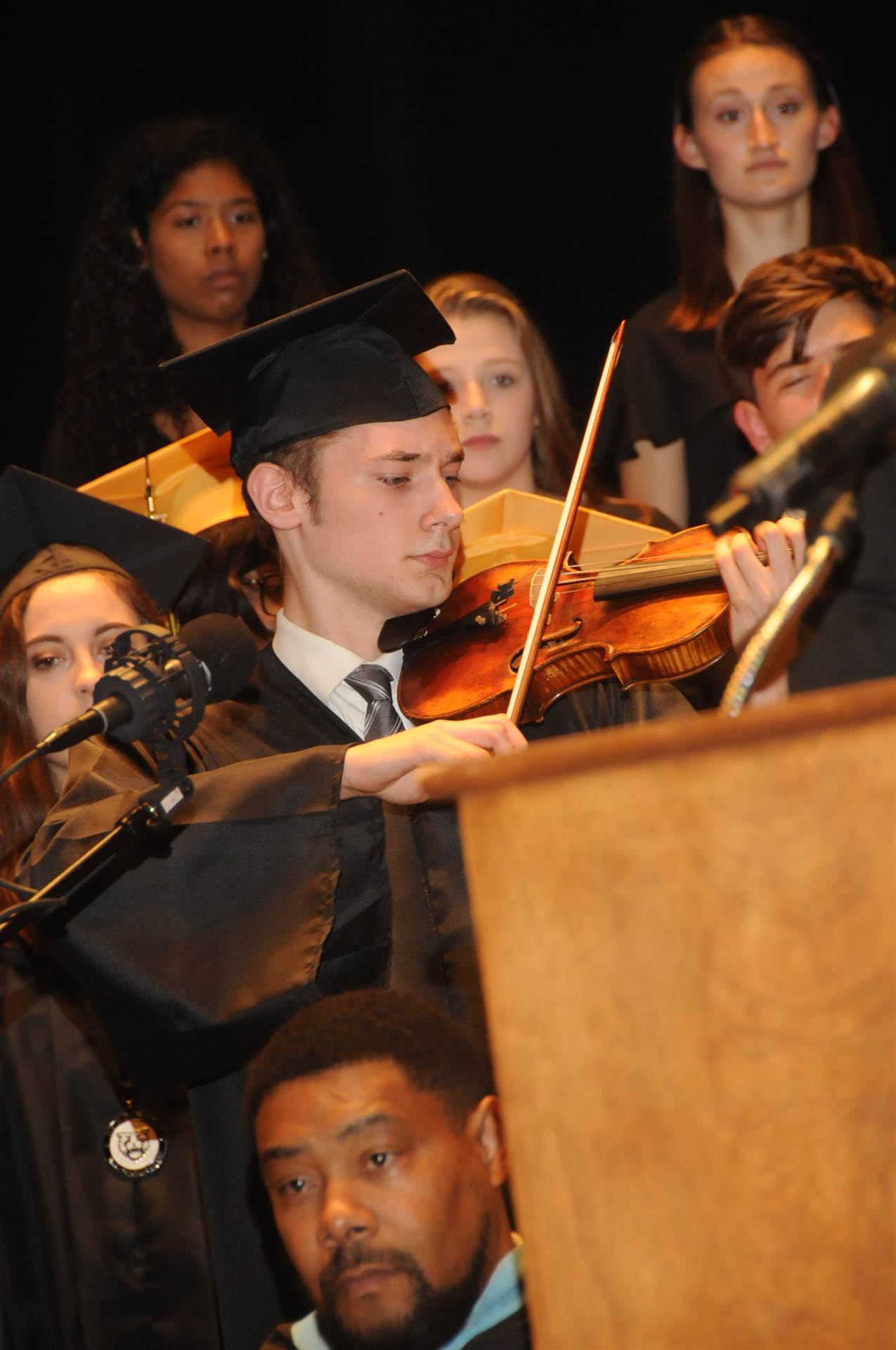 Graduates at the 2017 Heights High commencement