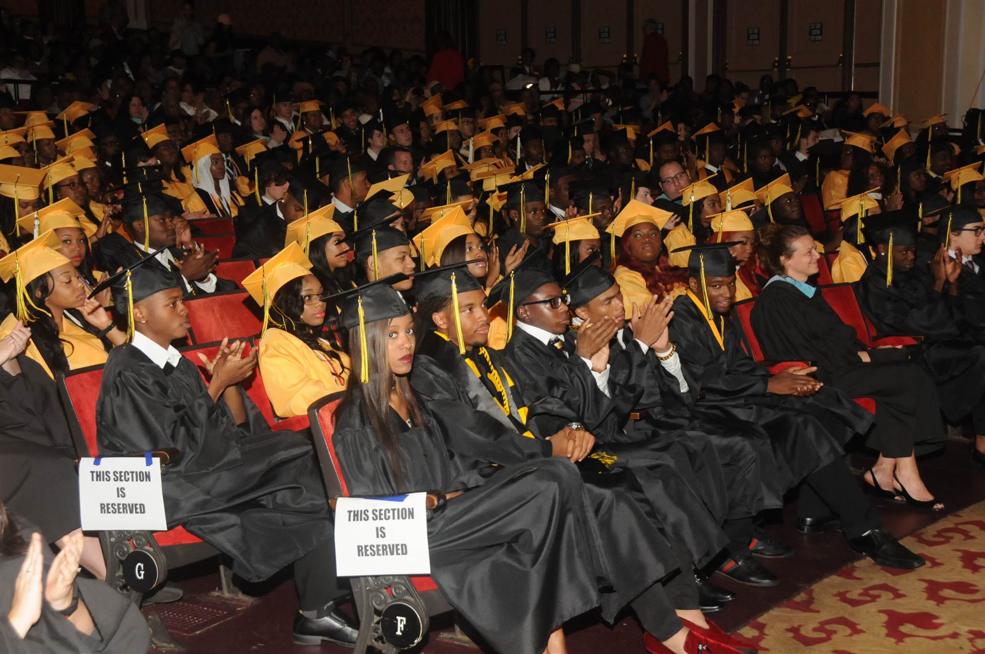 Graduates at the 2017 Heights High commencement