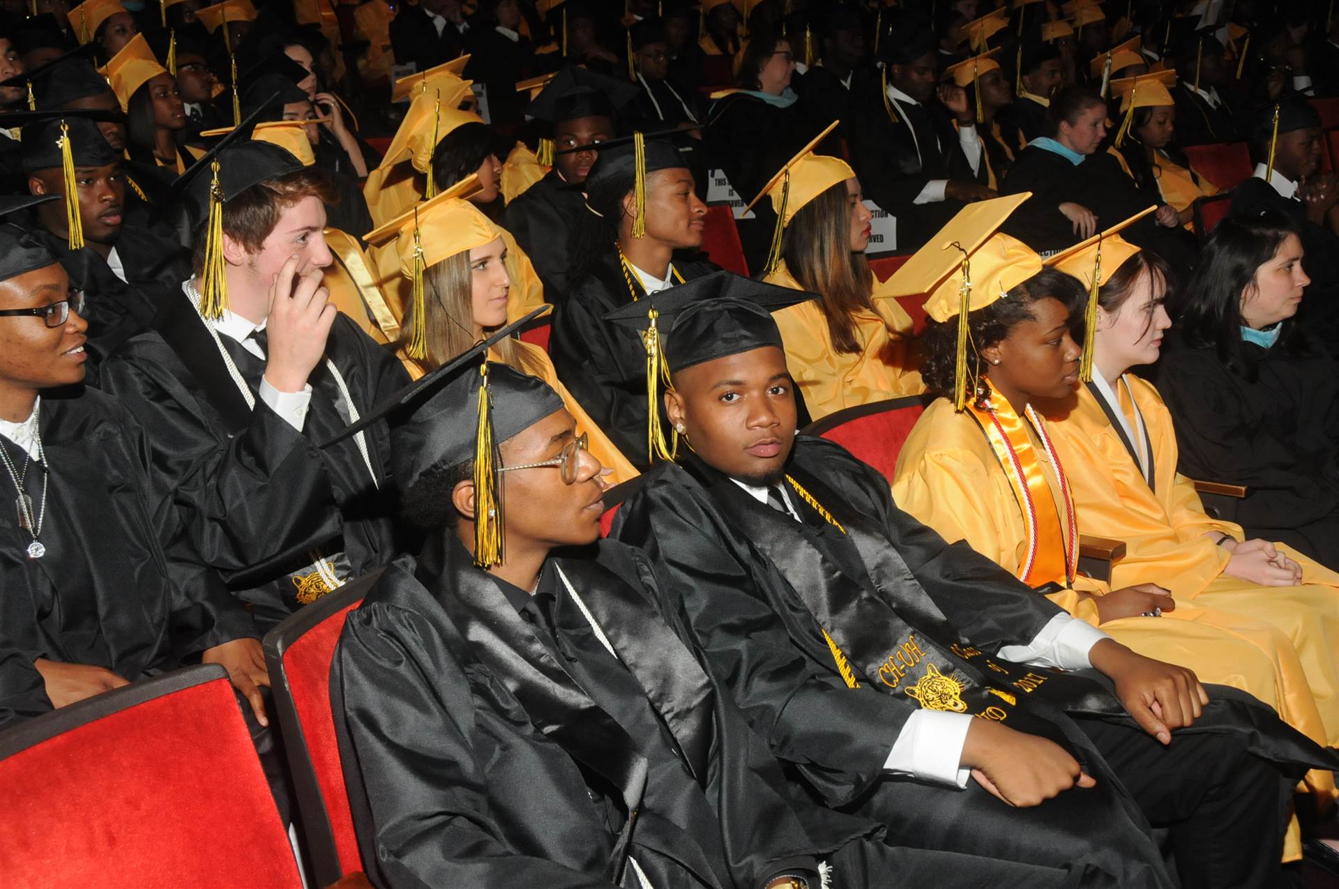 Graduates at the 2017 Heights High commencement