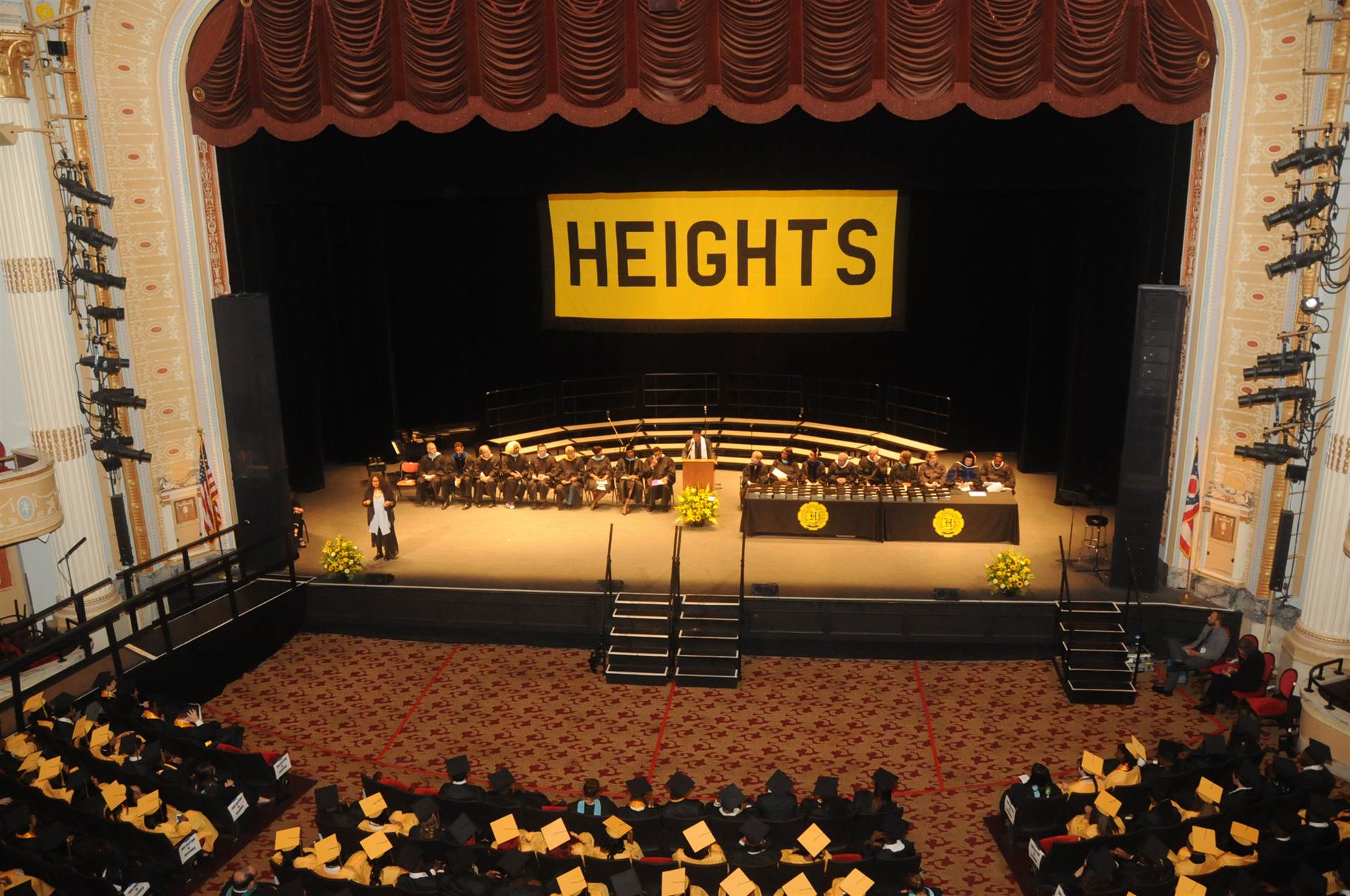 Graduates at the 2017 Heights High commencement