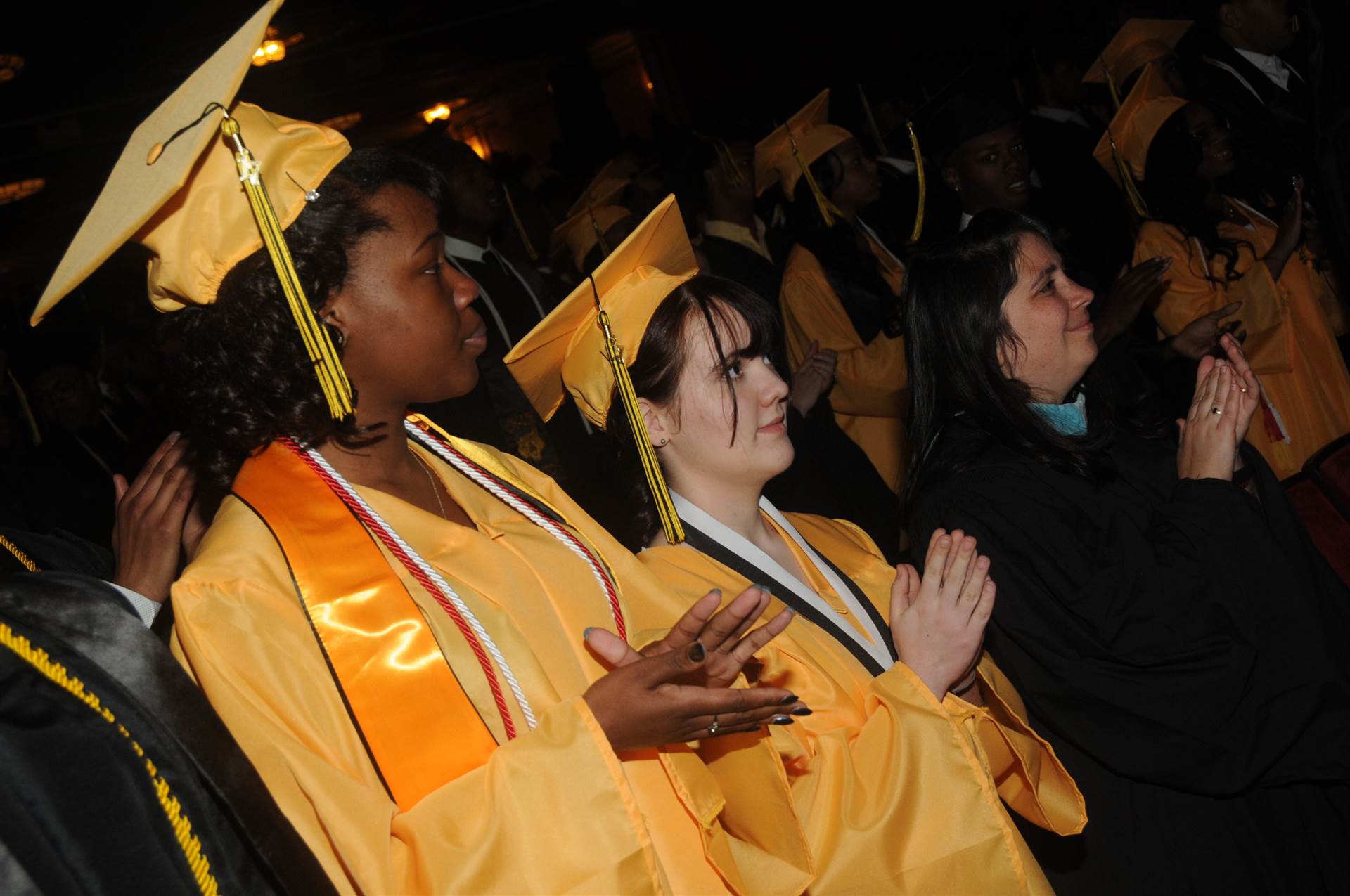 Graduates at the 2017 Heights High commencement