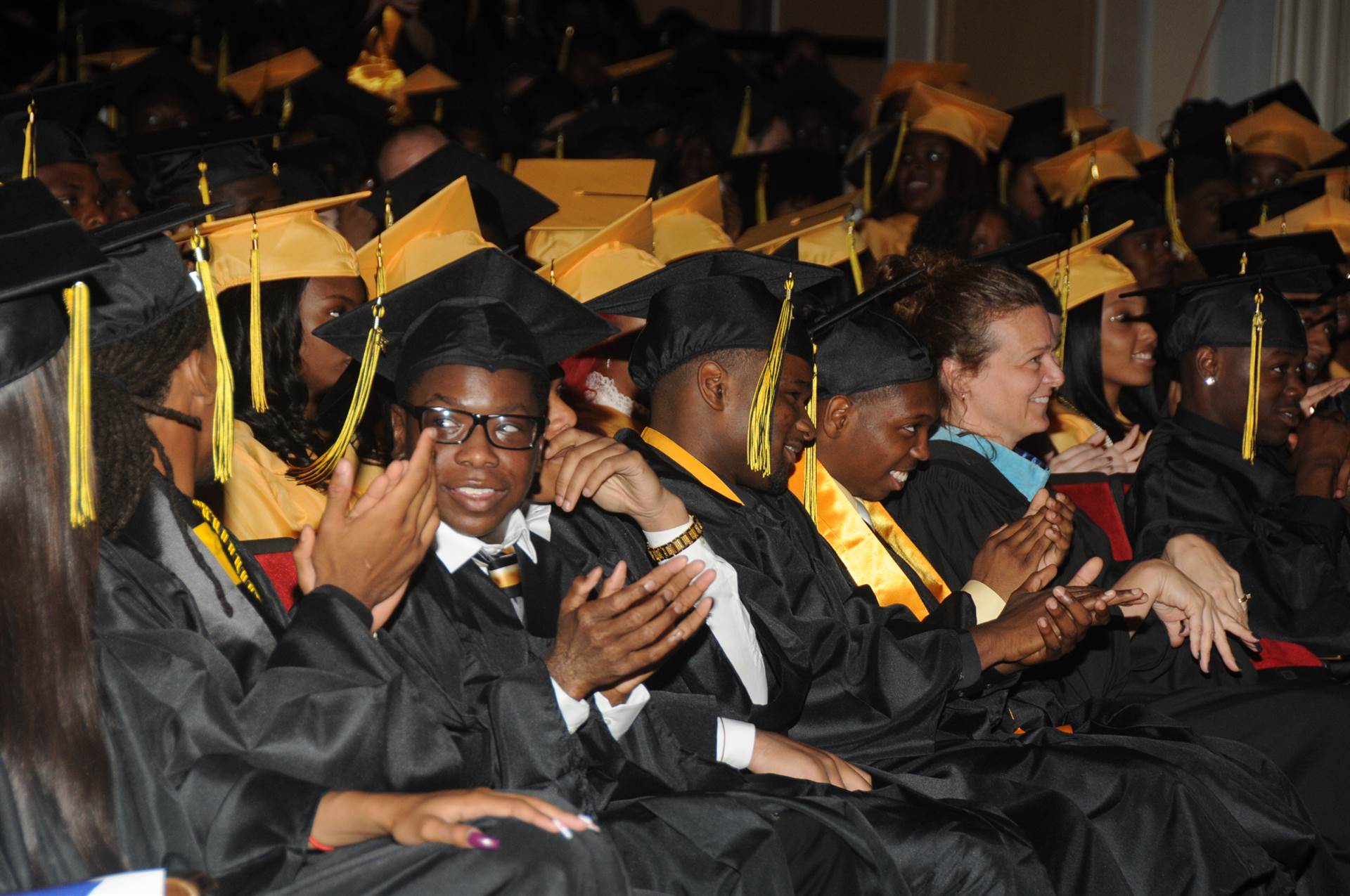 Graduates at the 2017 Heights High commencement