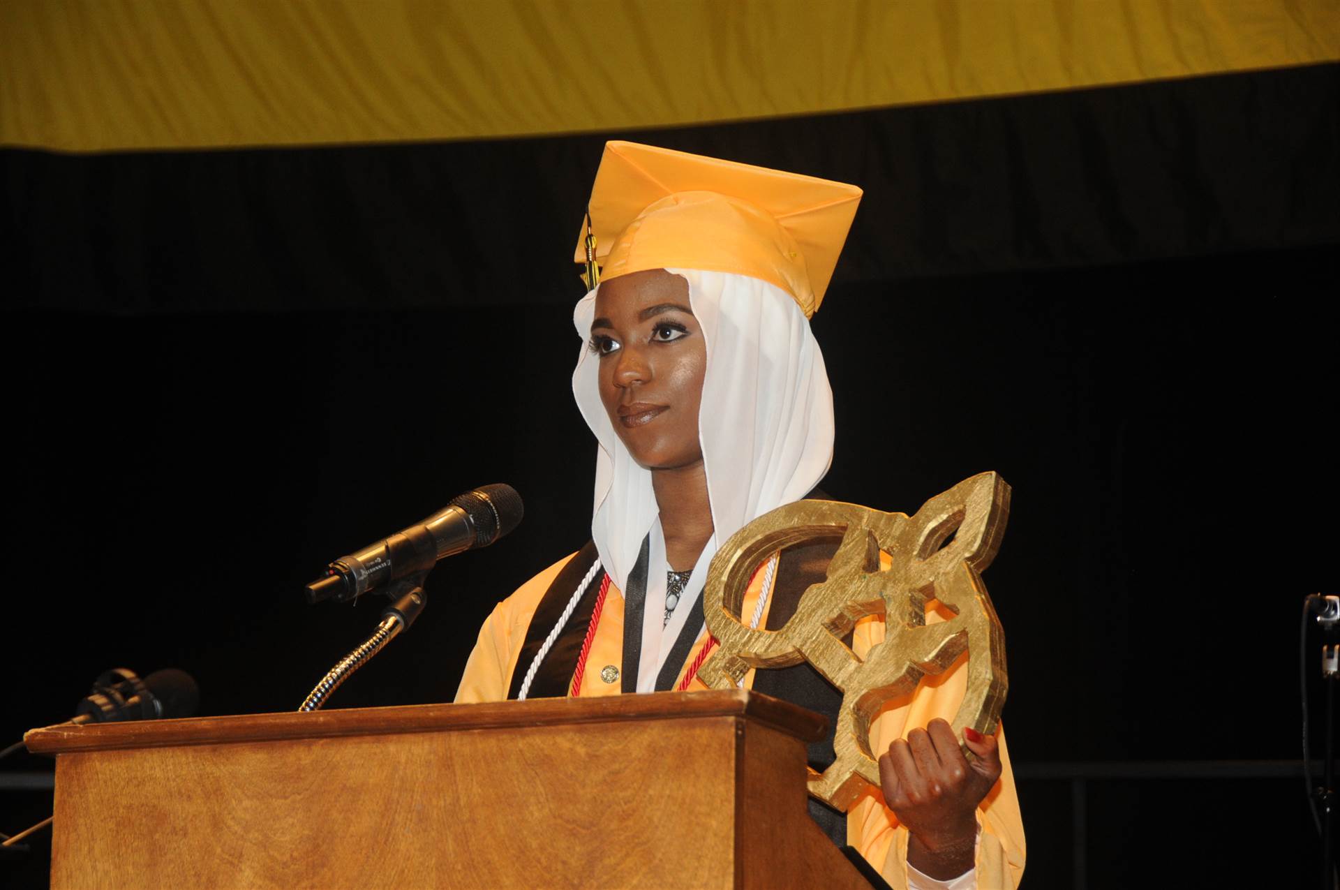 Graduates at the 2017 Heights High commencement