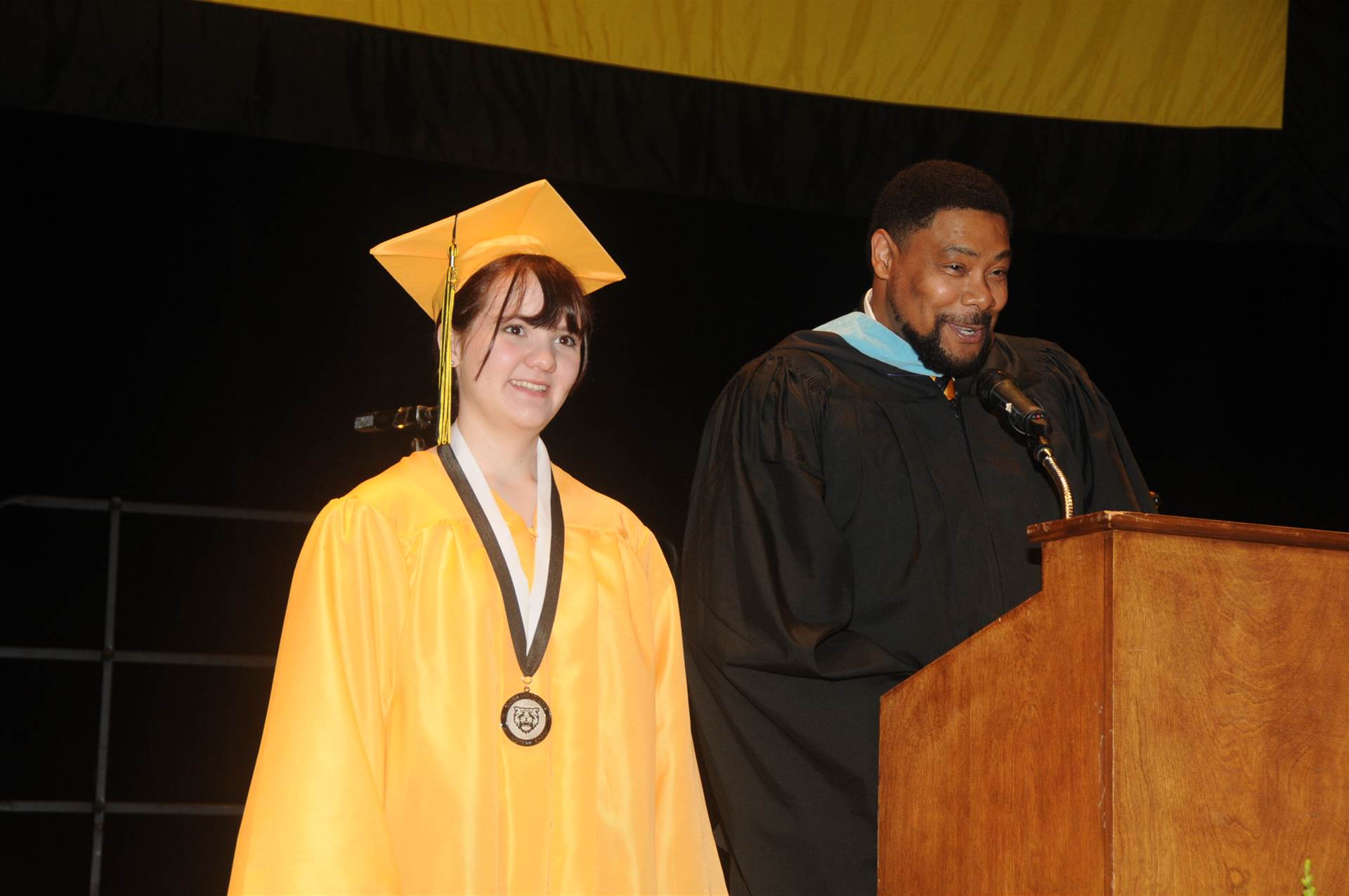 Graduates at the 2017 Heights High commencement