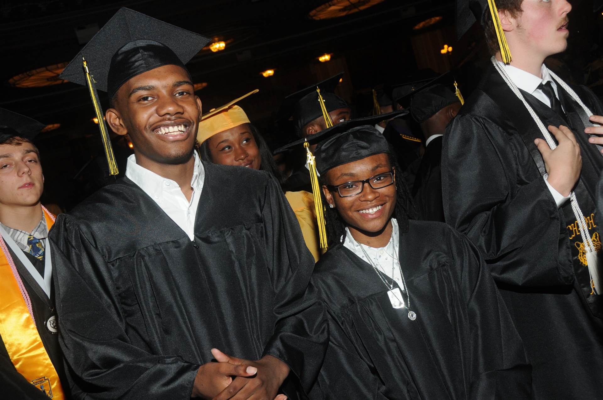 Graduates at the 2017 Heights High commencement