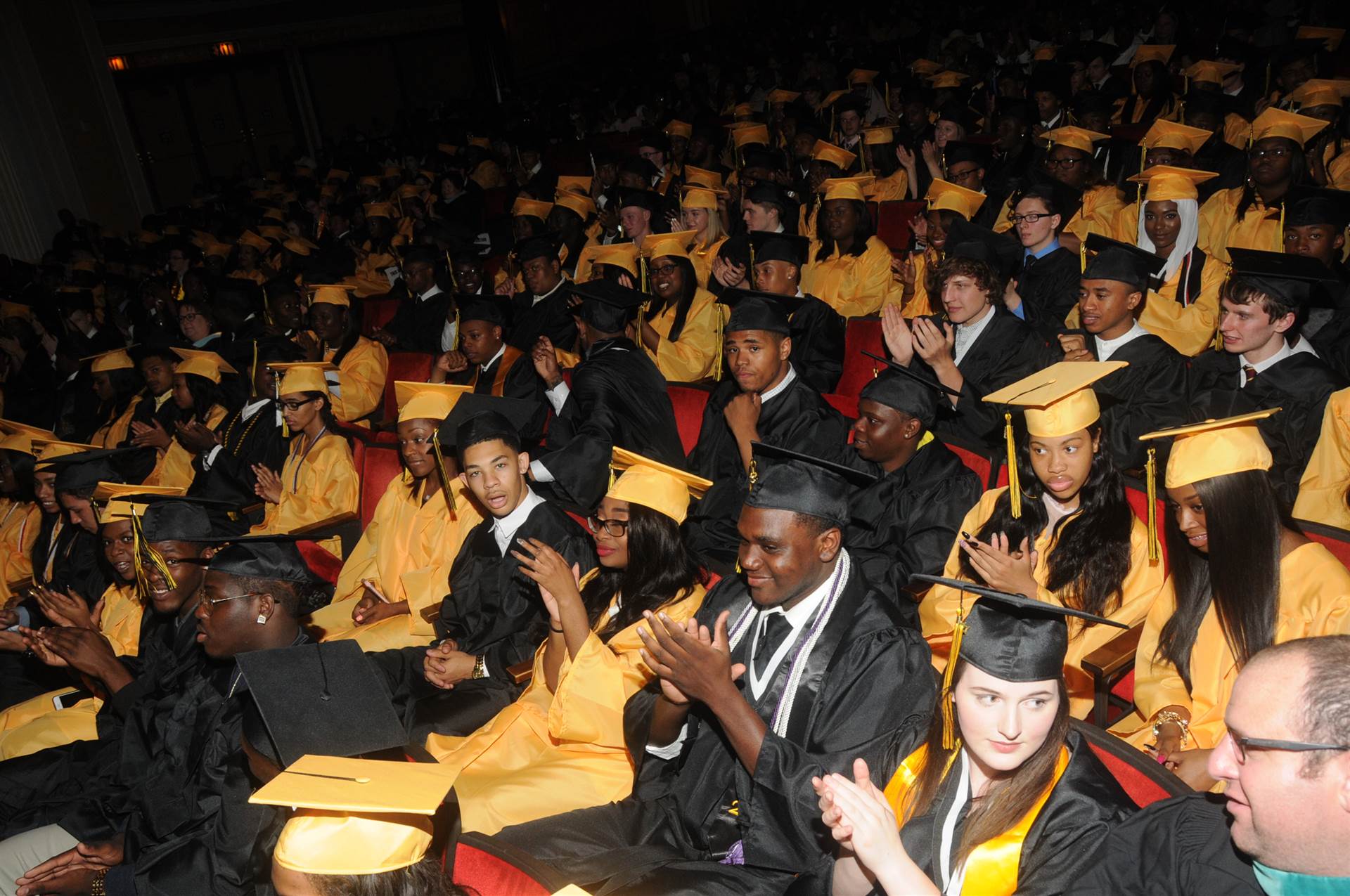 Graduates at the 2017 Heights High commencement