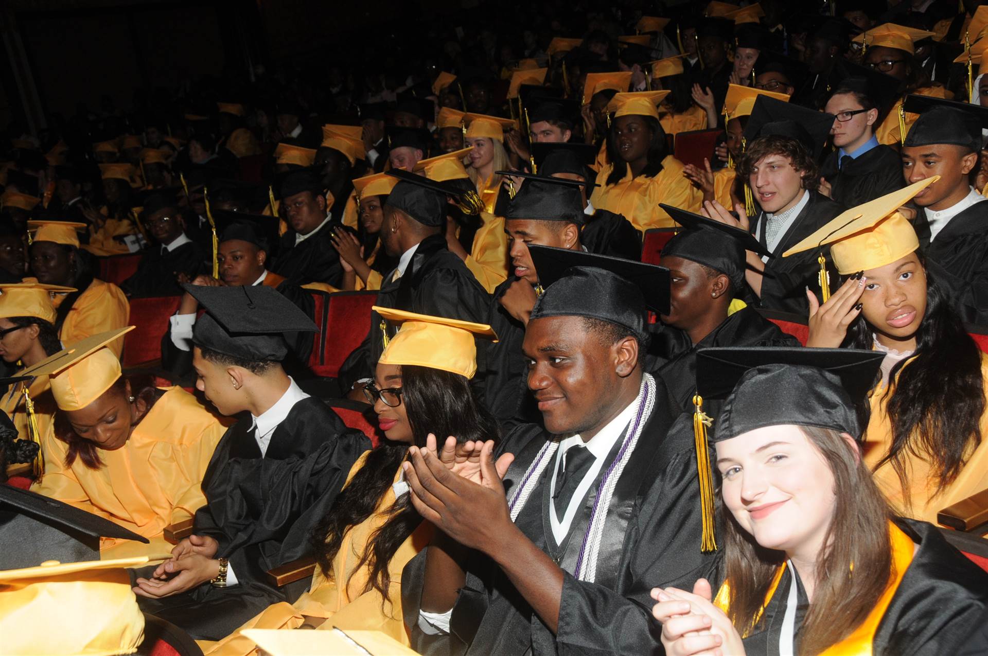 Graduates at the 2017 Heights High commencement