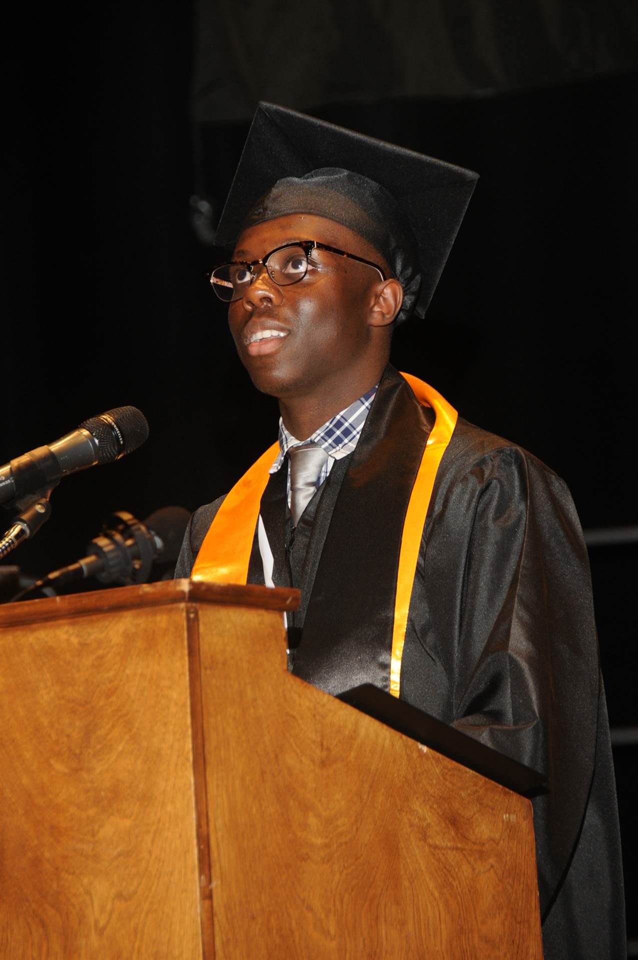 Graduates at the 2017 Heights High commencement