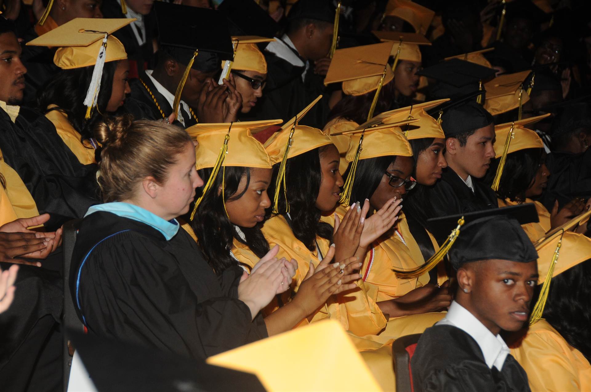 Graduates at the 2017 Heights High commencement