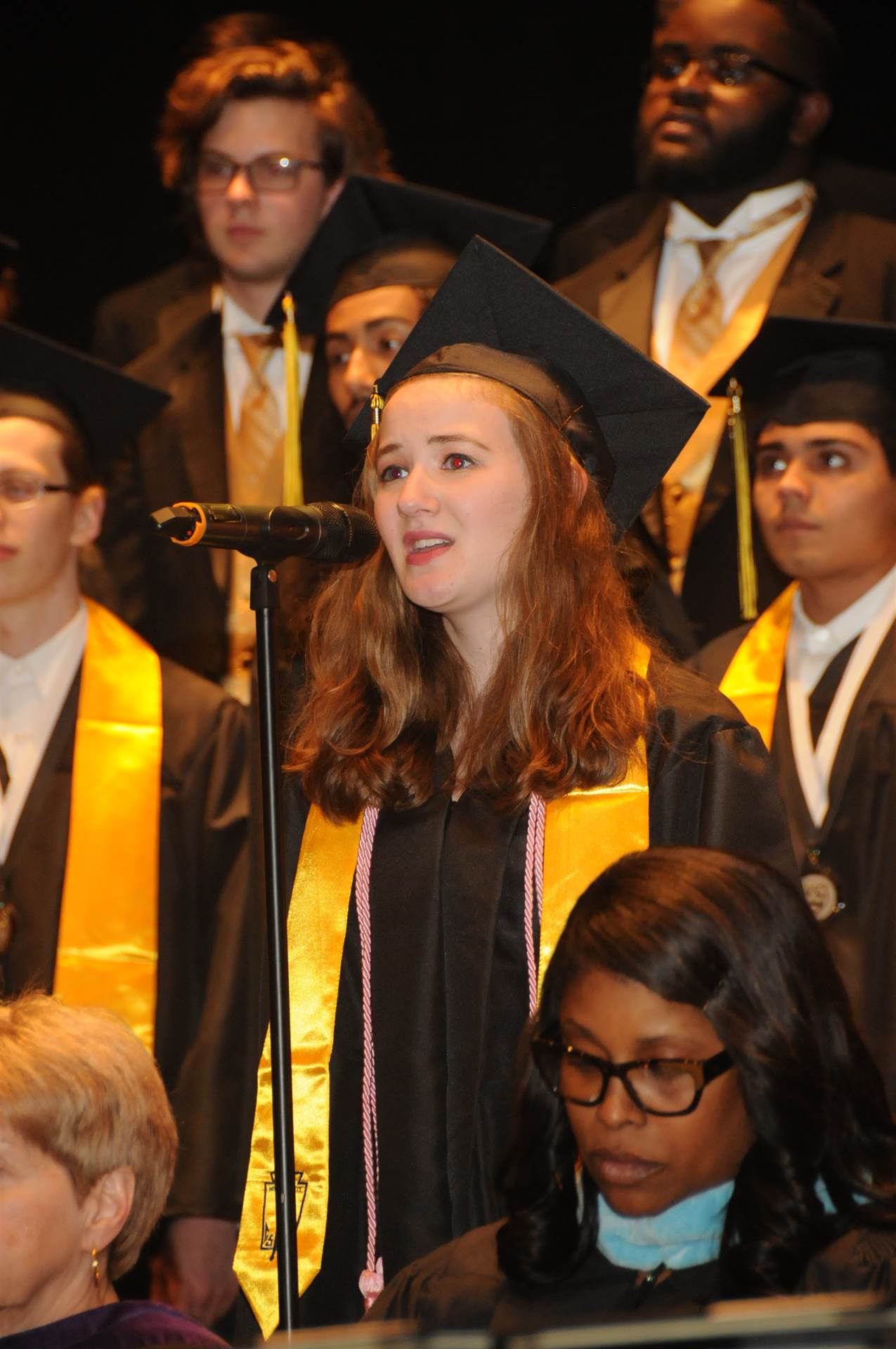 Graduates at the 2017 Heights High commencement