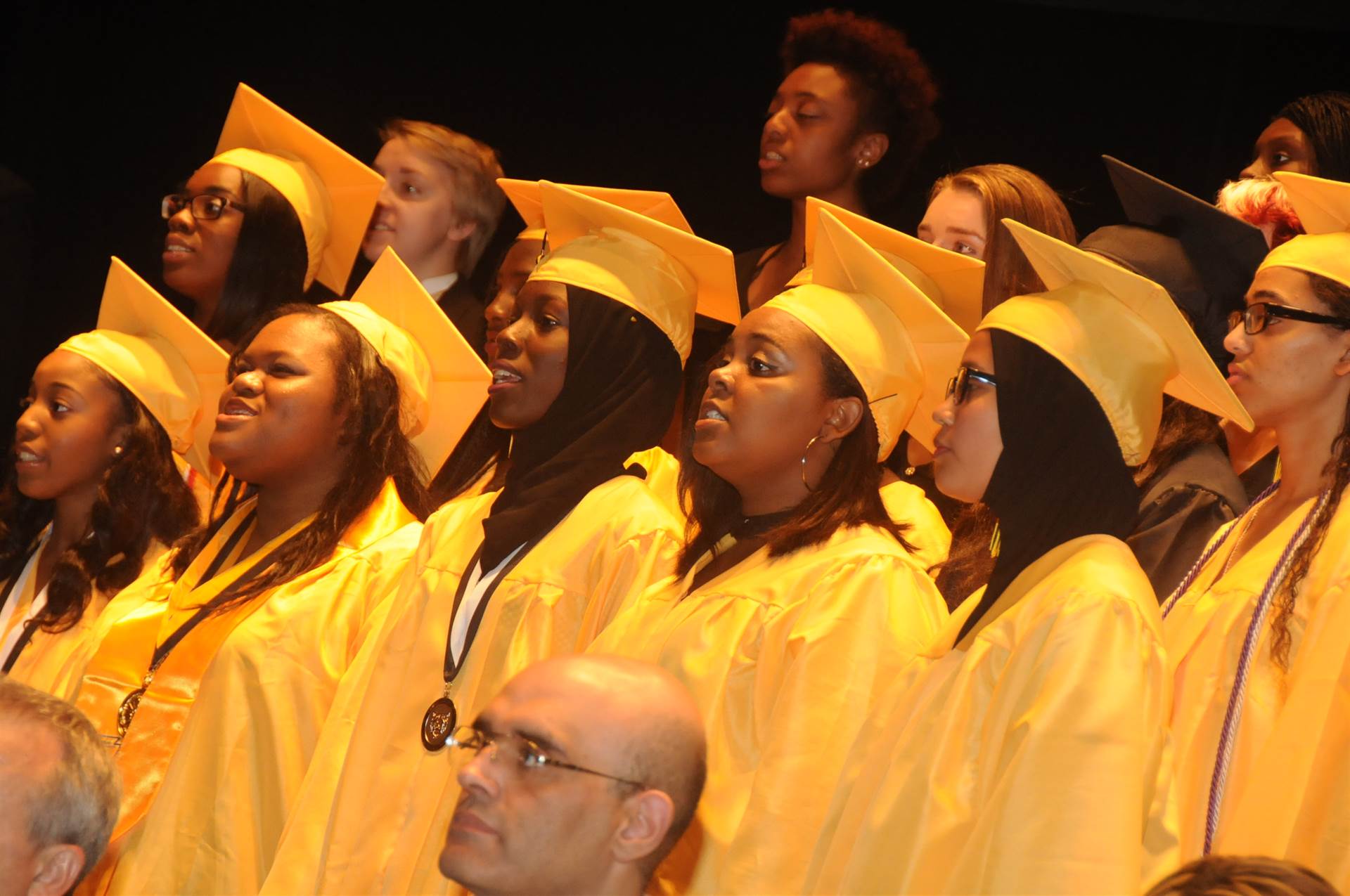 Graduates at the 2017 Heights High commencement