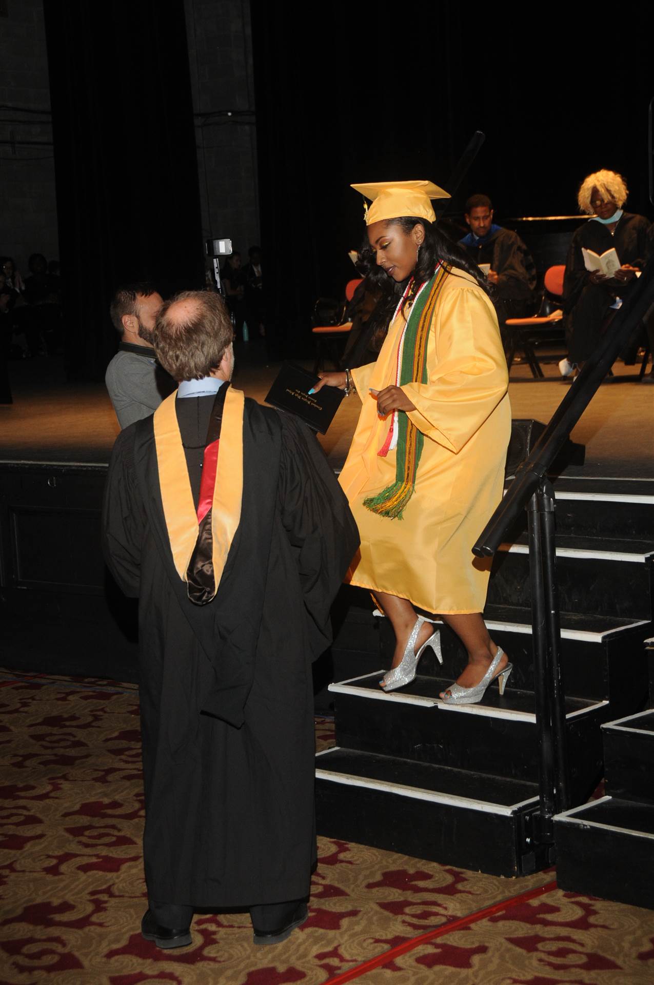 Graduates at the 2017 Heights High commencement