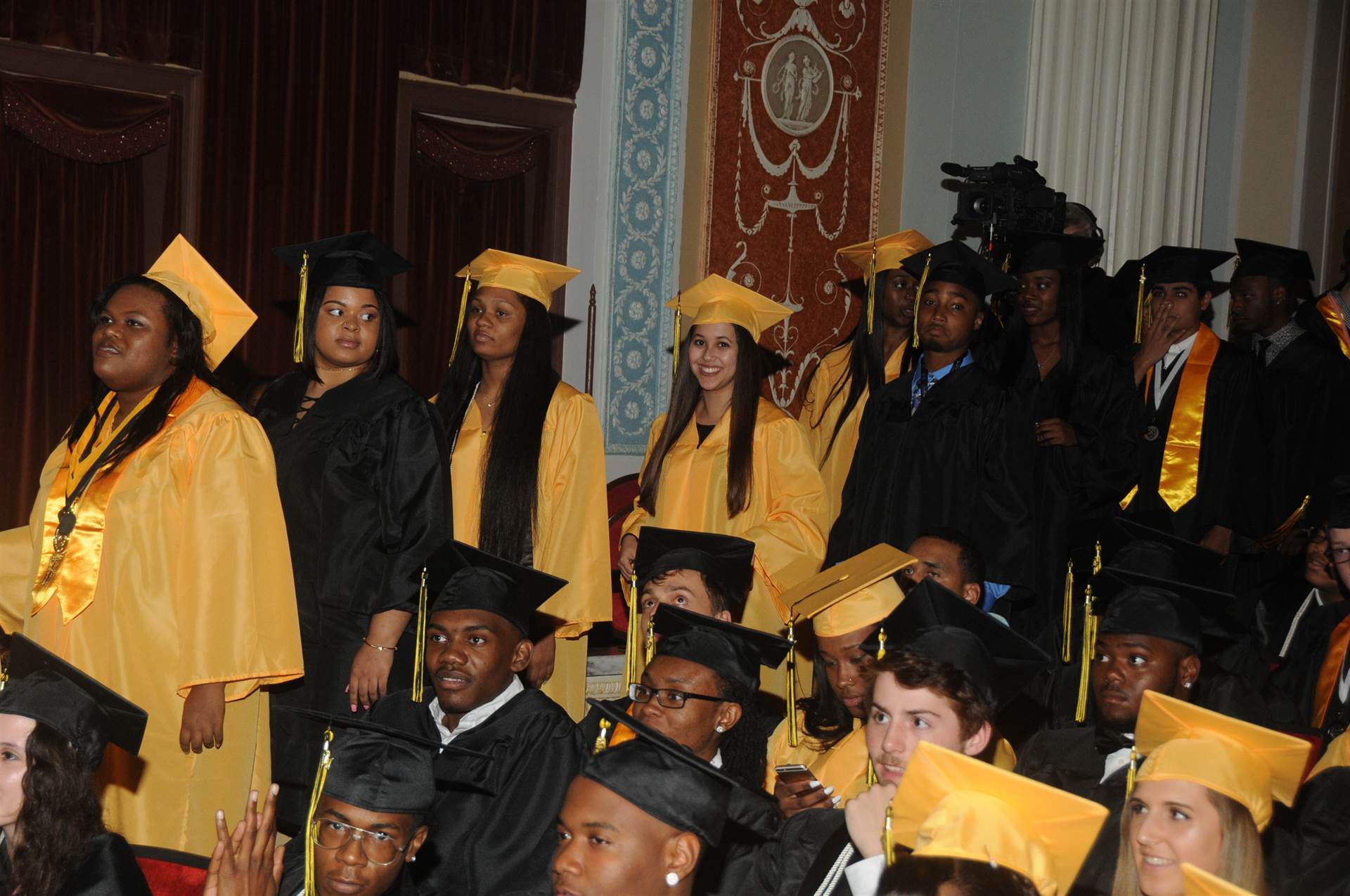 Graduates at the 2017 Heights High commencement