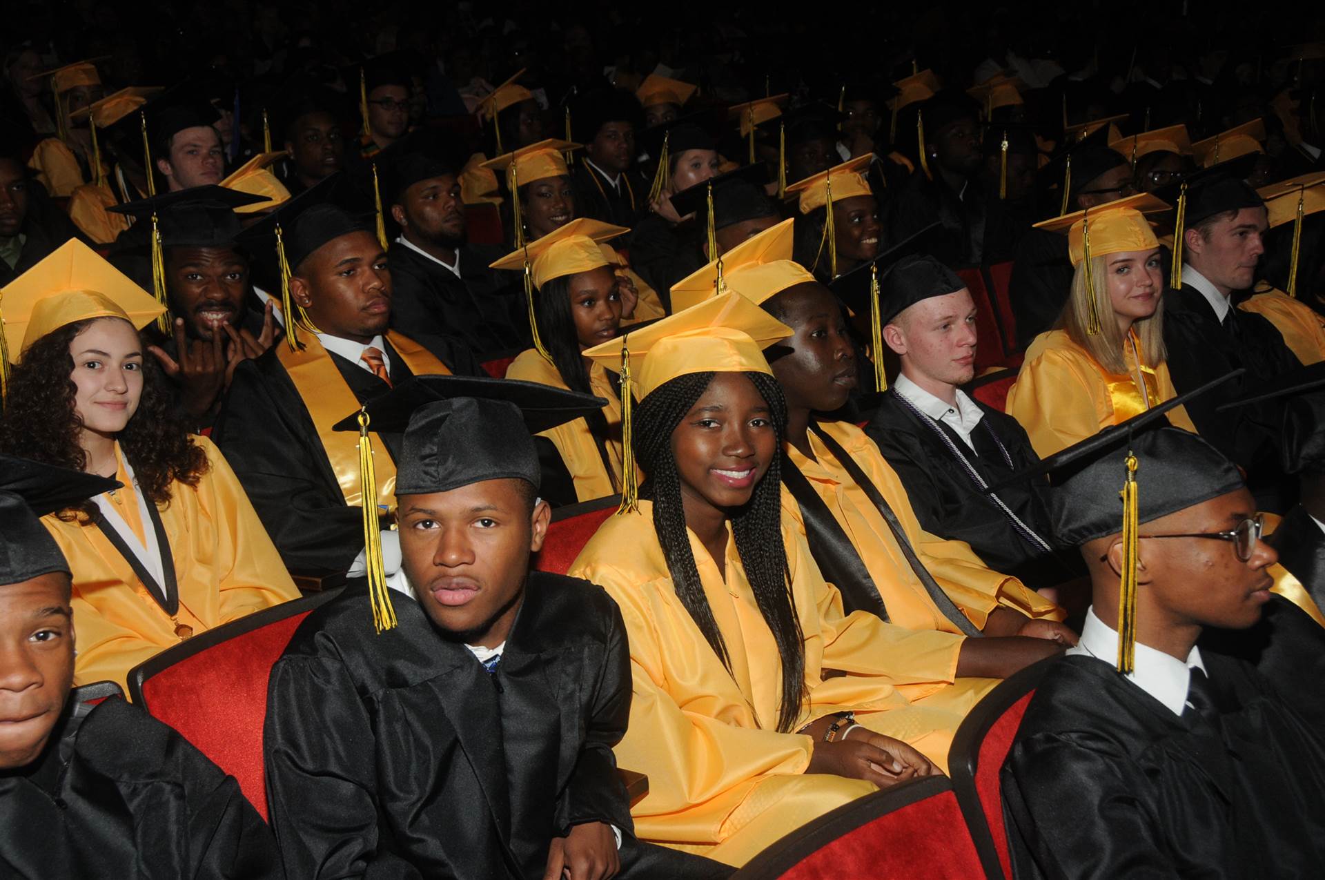 Graduates at the 2017 Heights High commencement