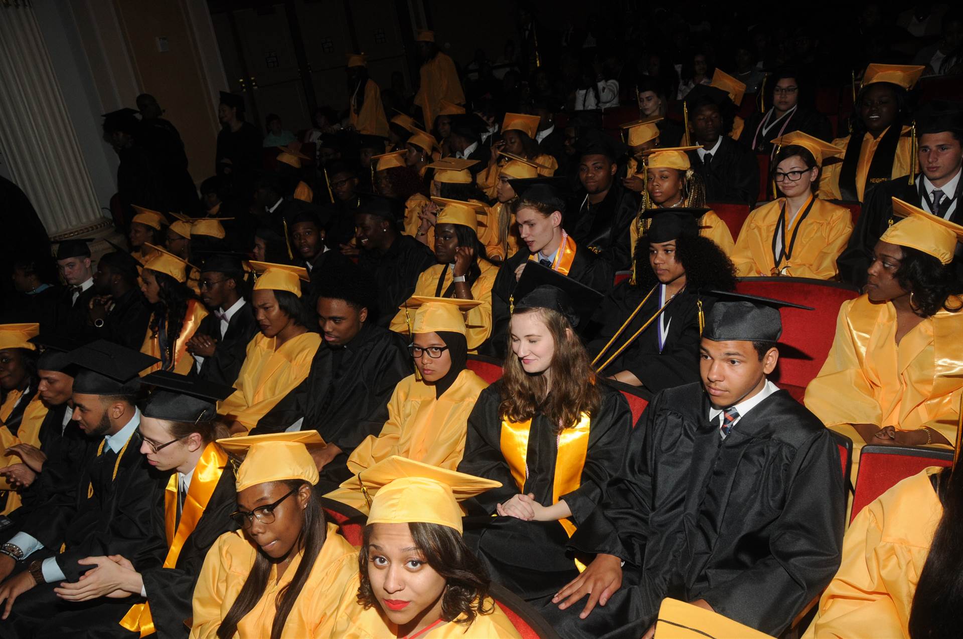 Graduates at the 2017 Heights High commencement