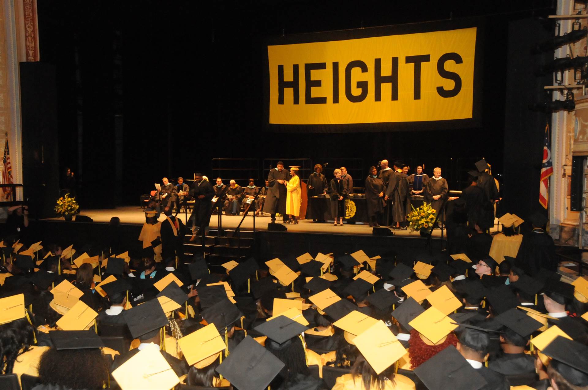 Graduates at the 2017 Heights High commencement