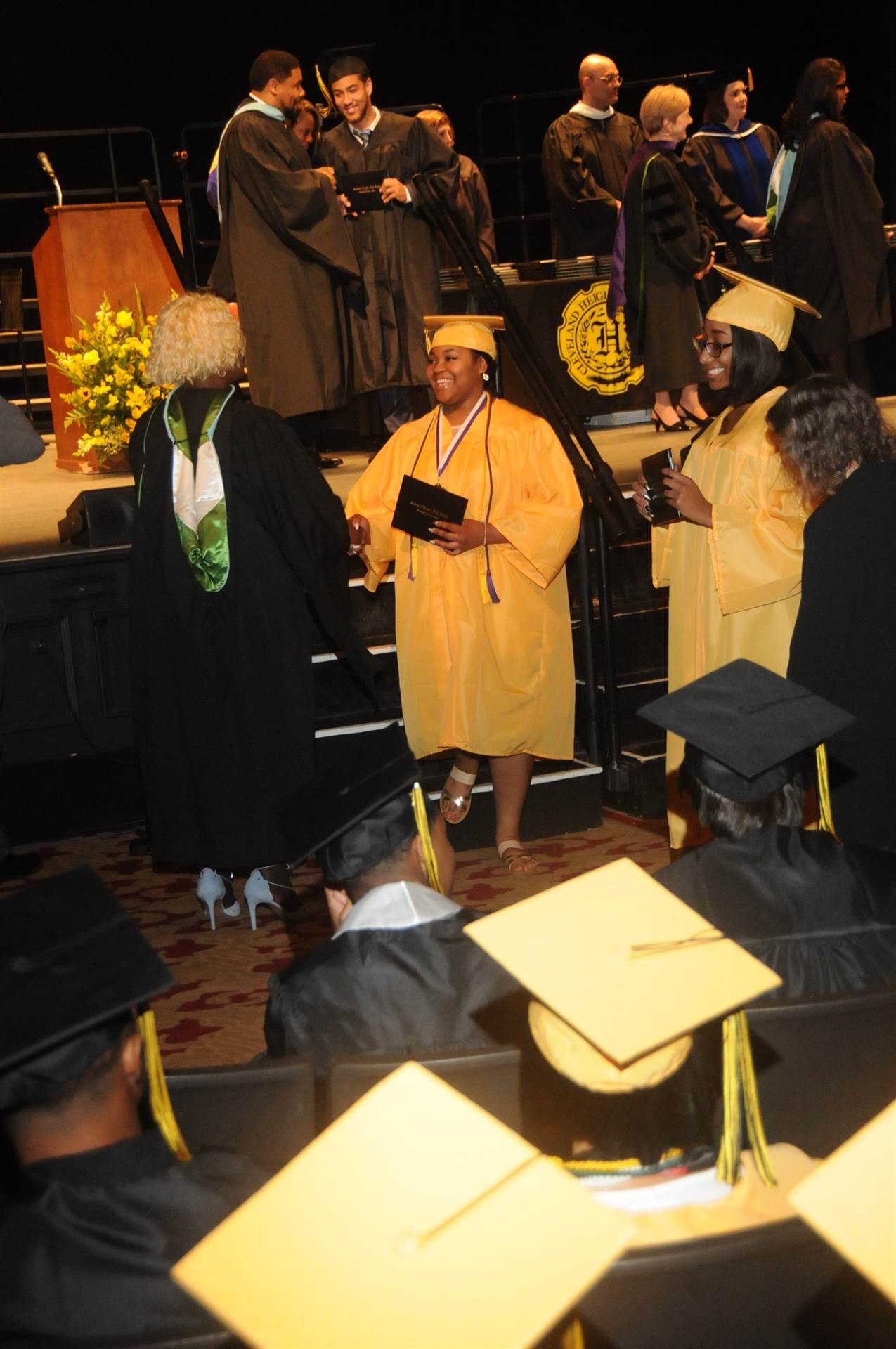 Graduates at the 2017 Heights High commencement