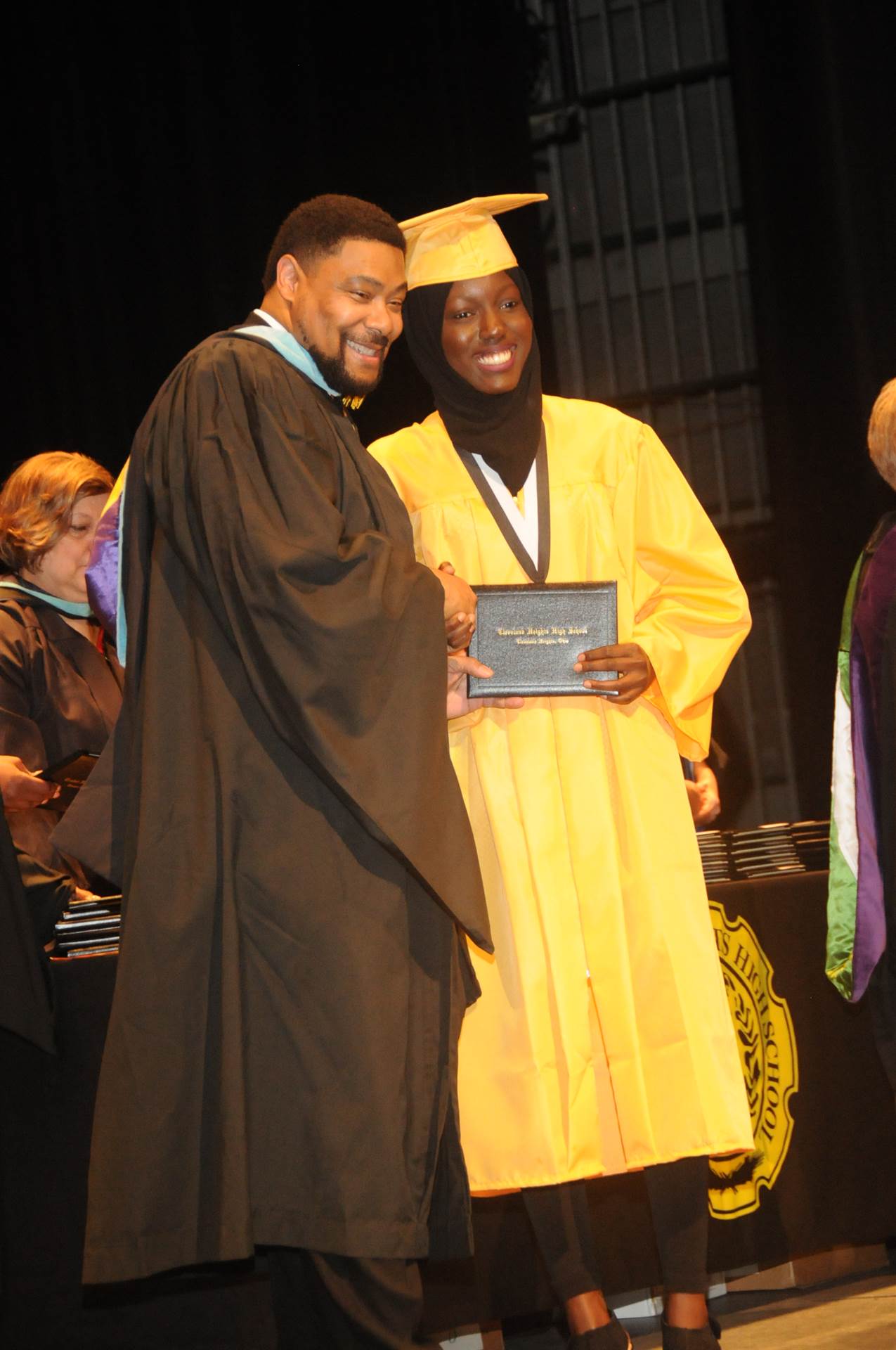 Graduates at the 2017 Heights High commencement