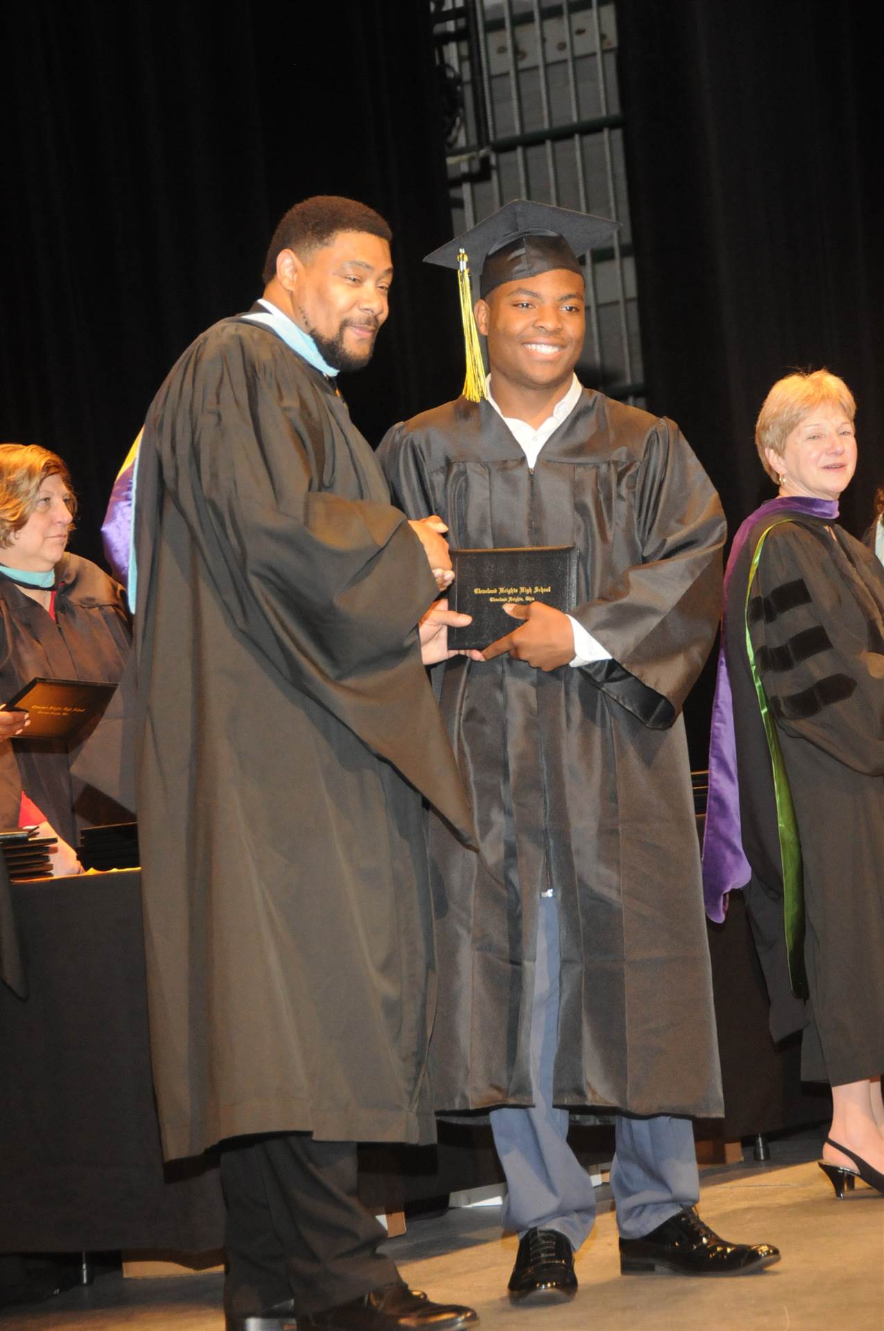 Graduates at the 2017 Heights High commencement