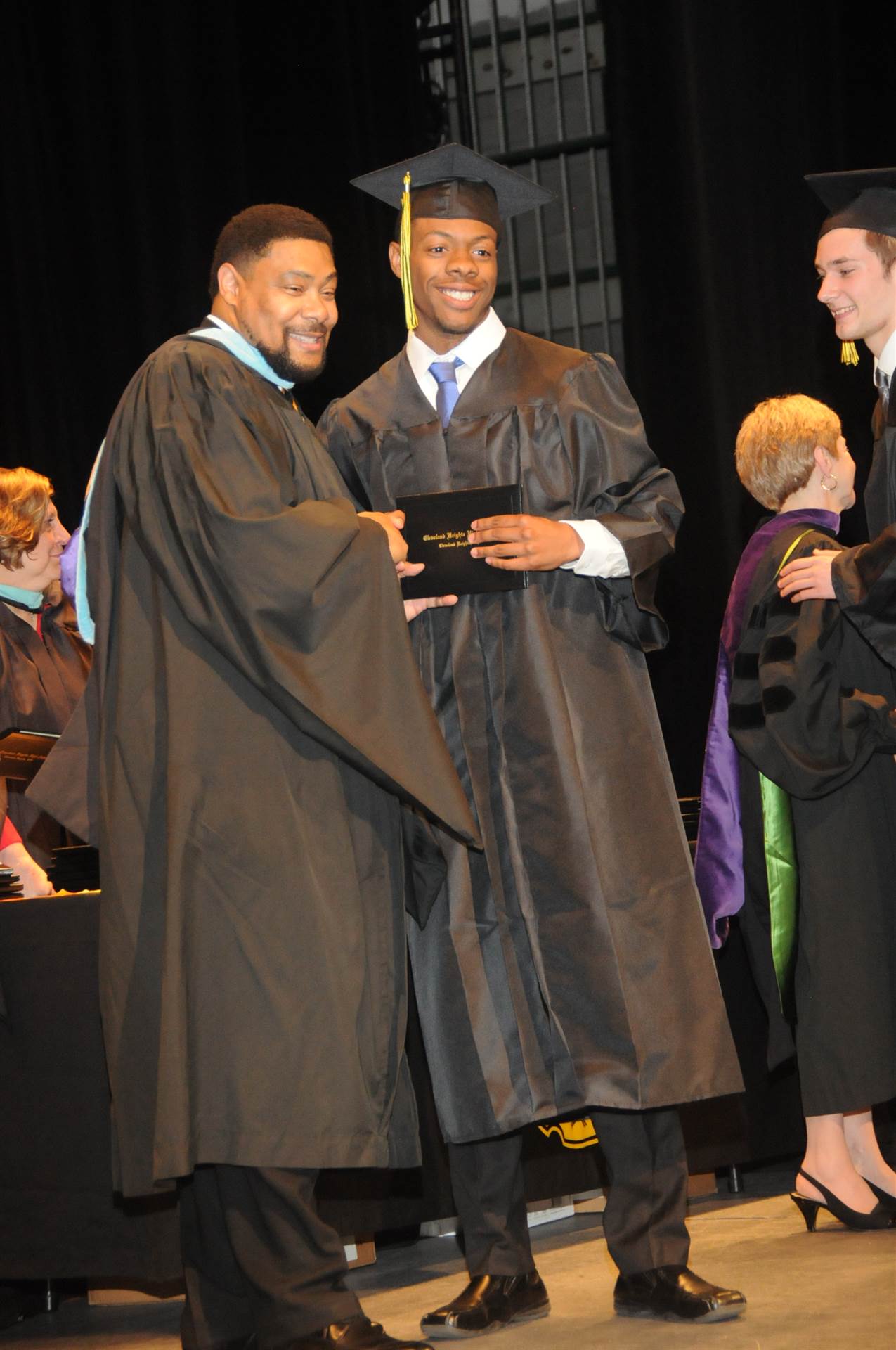 Graduates at the 2017 Heights High commencement