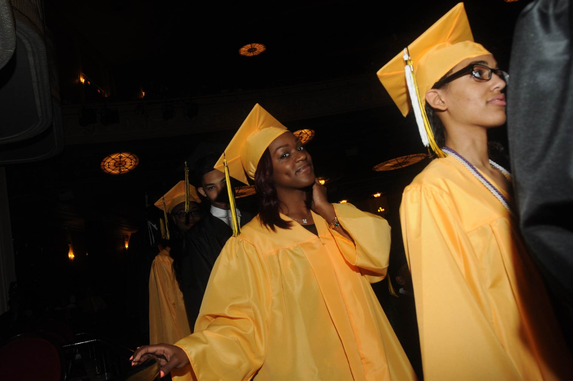 Graduates at the 2017 Heights High commencement