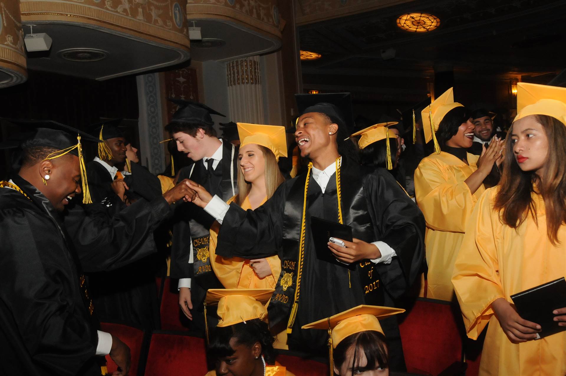 Graduates at the 2017 Heights High commencement