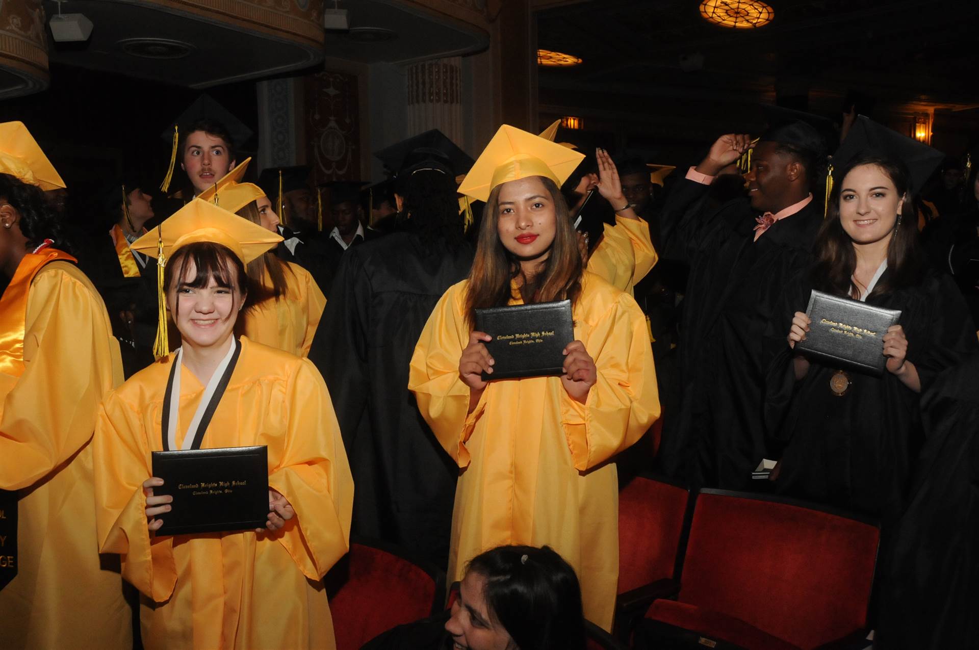 Graduates at the 2017 Heights High commencement