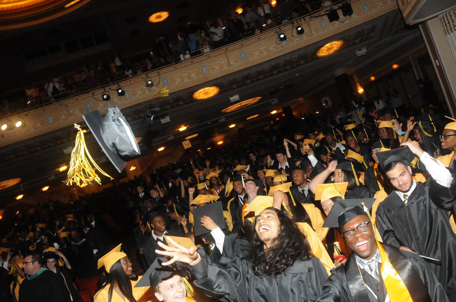 Graduates at the 2017 Heights High commencement