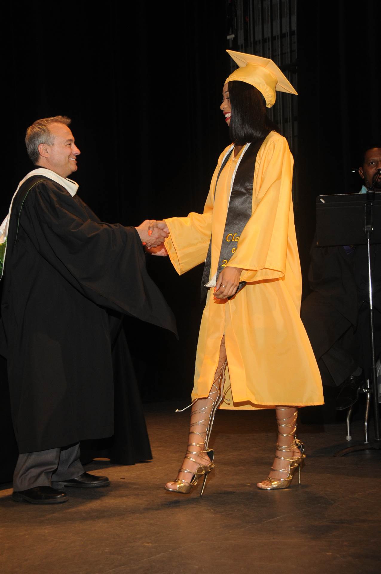 Graduates at the 2017 Heights High commencement