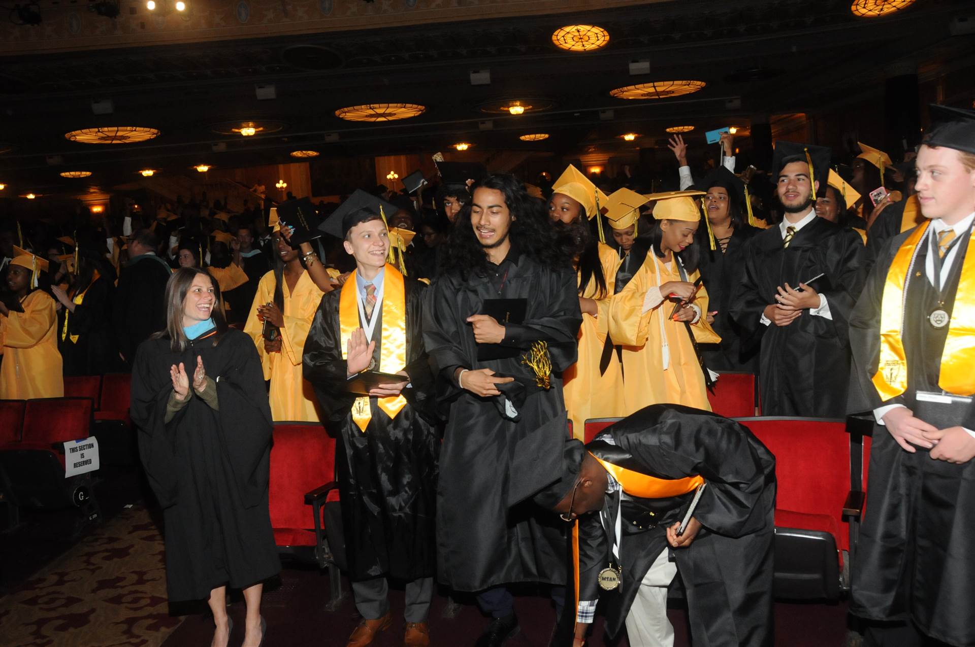 Graduates at the 2017 Heights High commencement