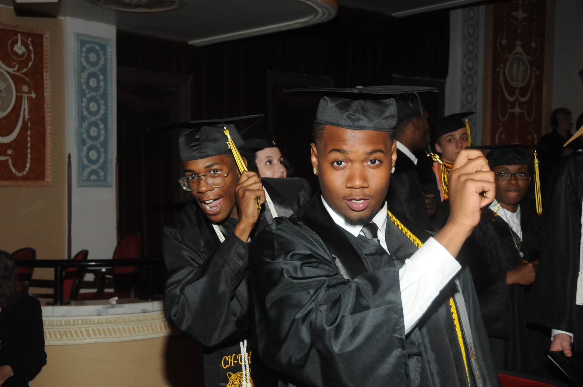 Graduates at the 2017 Heights High commencement